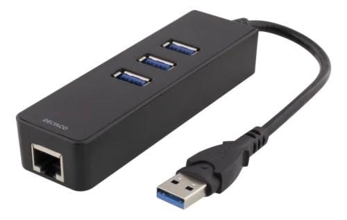 Deltaco Usb 3.0 Network Adapter - Netzwerkadapter Netzkarte Druckserver Usw