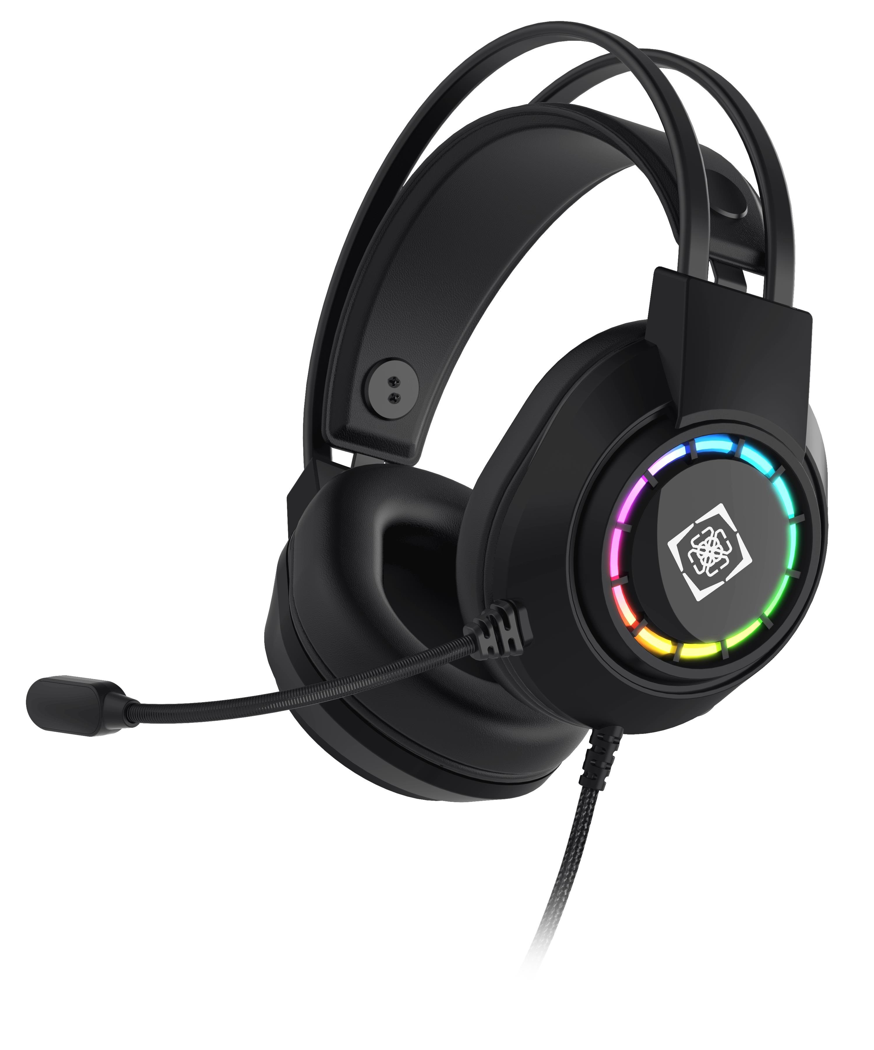 Kopfhörer - Deltaco Gaming Dh220 Usb Wired Headset - Kopfhoerer/headsets Schwarz Gam-168