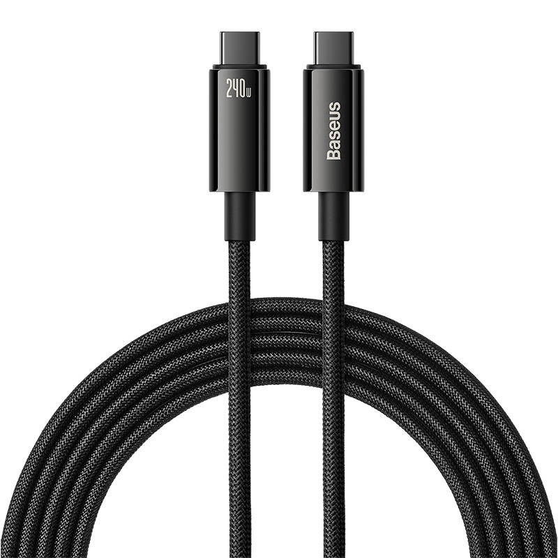 Baseus Usb-c to Usb-c Cable Tungsten Gold 240w 3m - Usb Kabel