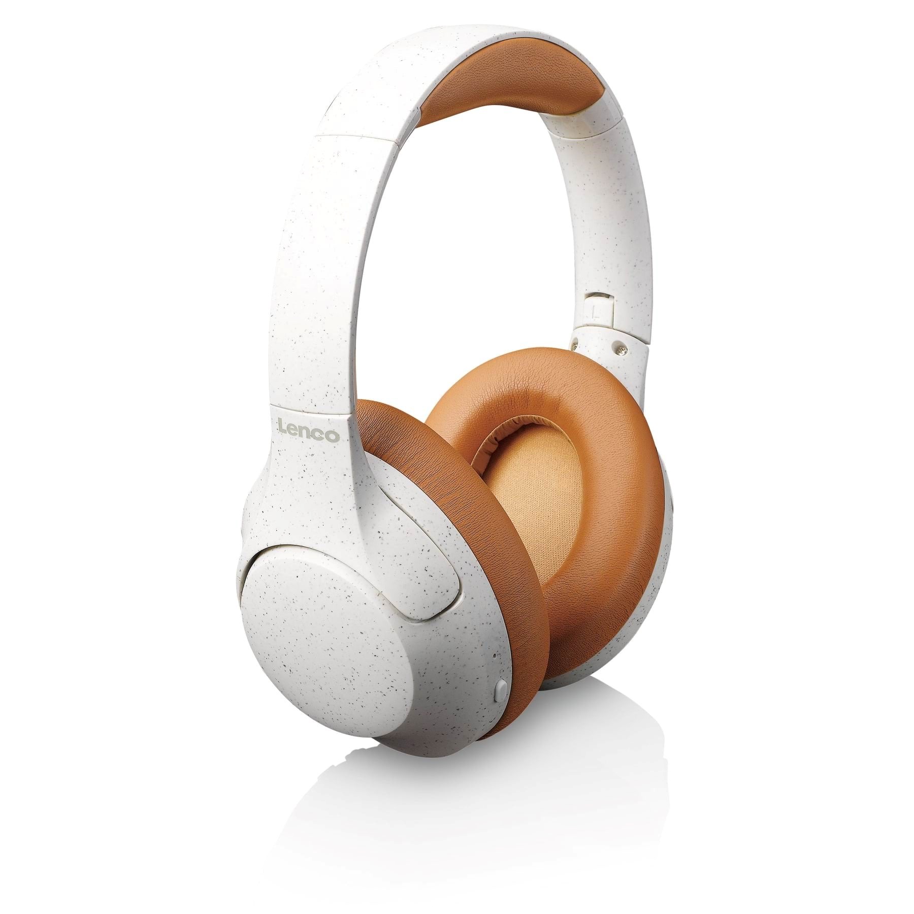 Kopfhörer - Lenco Hpb-830gy - Wireless Bluetooth Headphones With Active Noise Cancelling And Built-in Microphones - Grey/white - Kopfhoerer/headsets