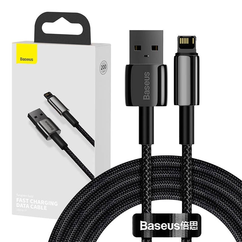 Baseus Tungsten Gold Cable Usb to Lightning 2.4A 2m - Usb Kabel