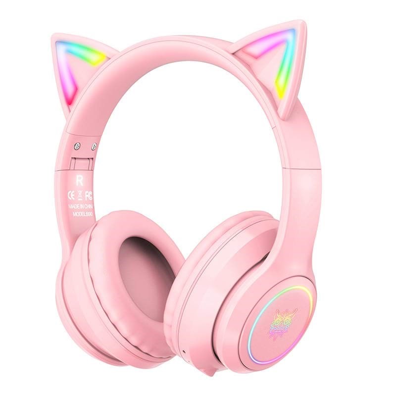 Kopfhörer - Onikuma Gaming Headphones B90 Pink - Kopfhoerer/headsets