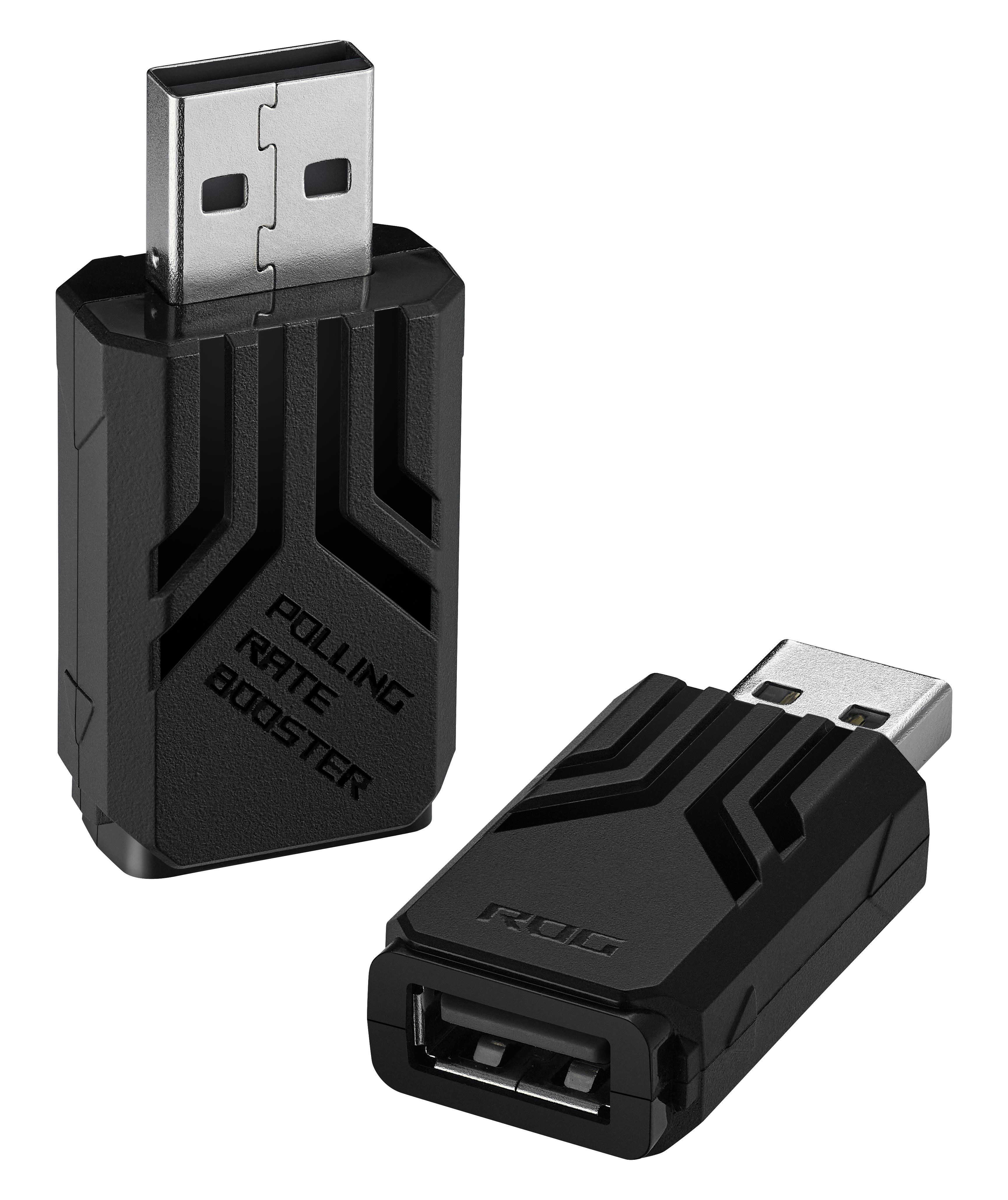 Asus Rog Polling Rate Booster - Schwarz - Mauspads Zubehoer 90mp03t0-brua00