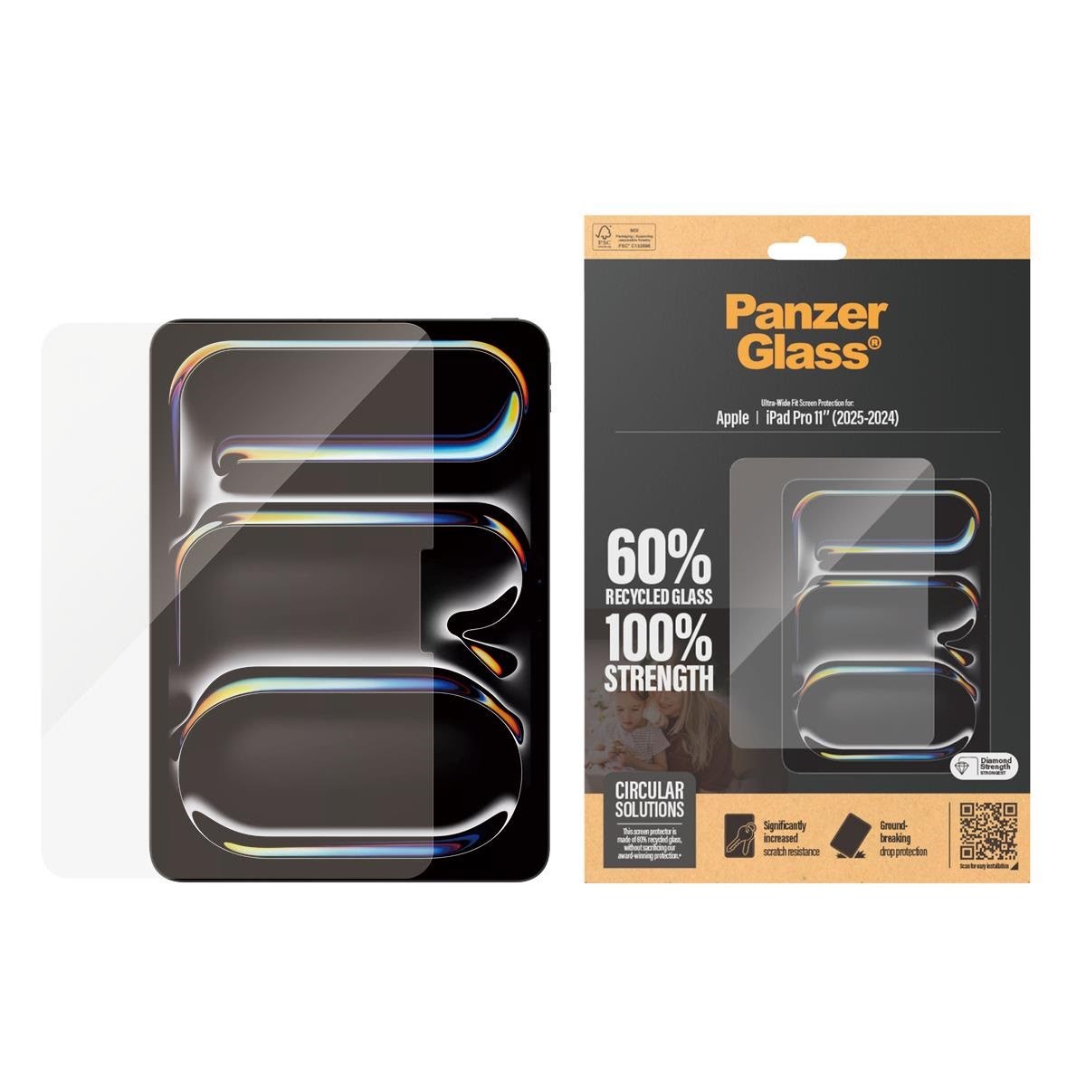 Panzerglass Screen Protector Ipad Pro 11'' (2024-2025) | Ultra-wide Fit - Tablets Anderes Zubehoer Panzer2831