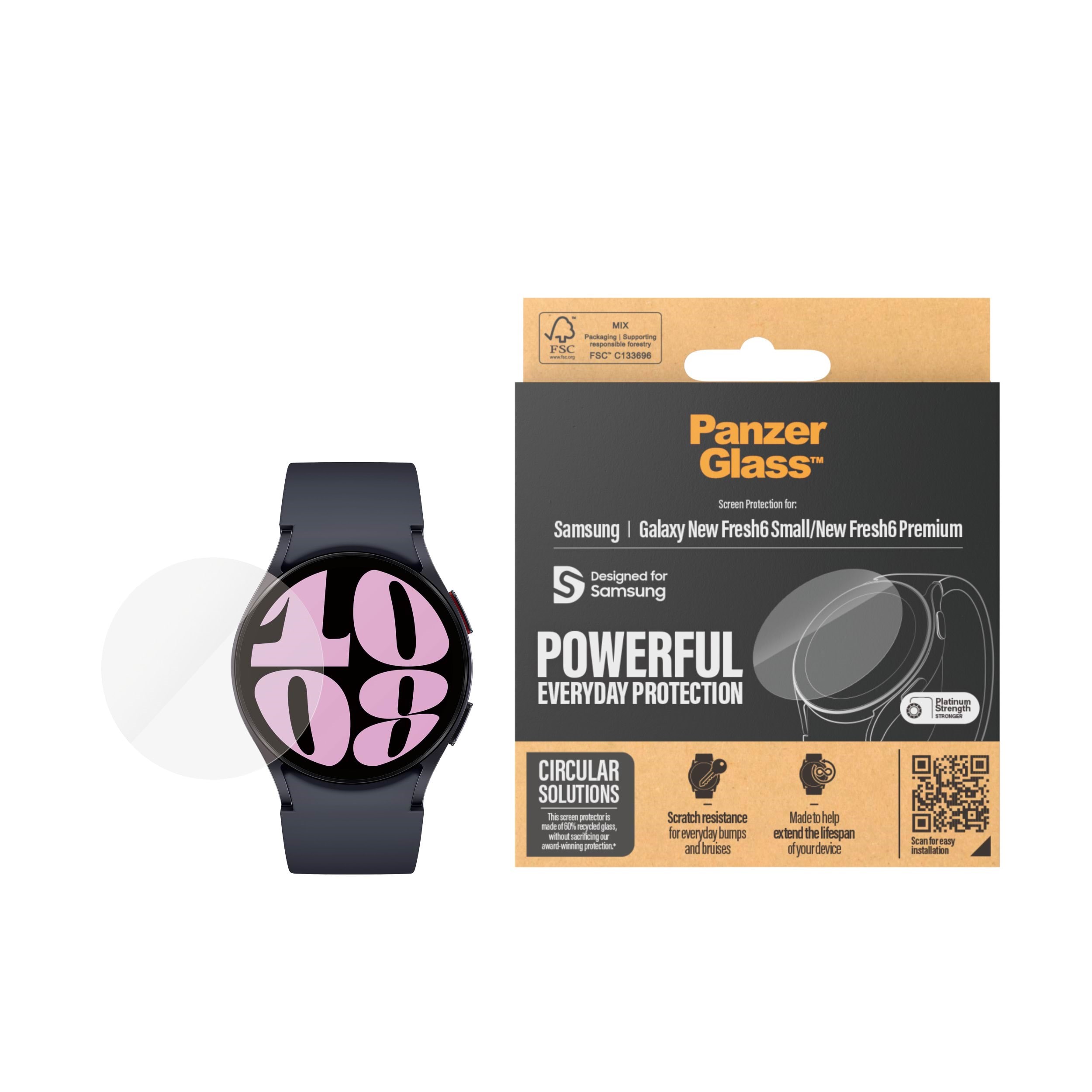 Panzerglass Screen Protector Samsung Galaxy Watch8 40mm | Watch Ultra 47mm | Watch7 40mm - Smartwatch Accessories Panzer3711