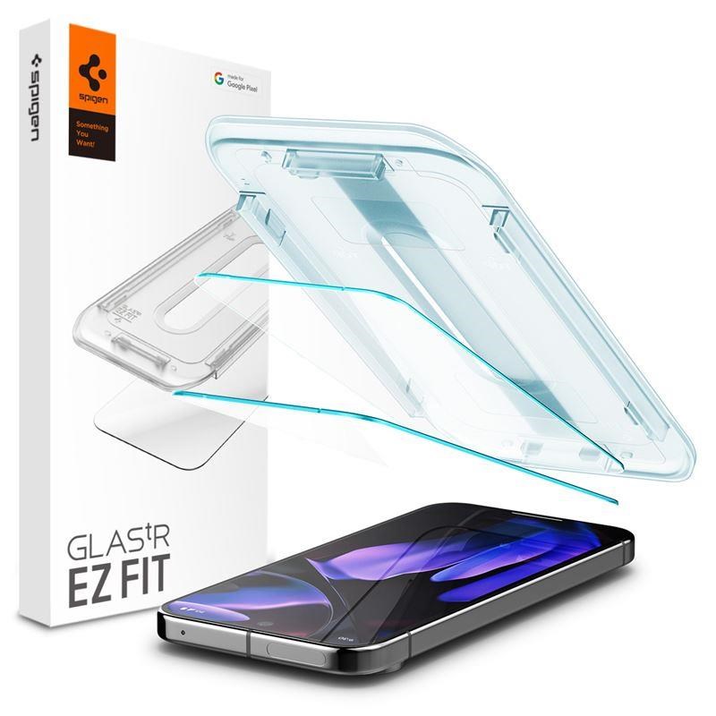 Spigen Glass tR EZ Fit 2 Pack - Transparency - Google Pixel 10/9 Pro/ Pixel 10/9 - Handys Schutzfolie Agl08442