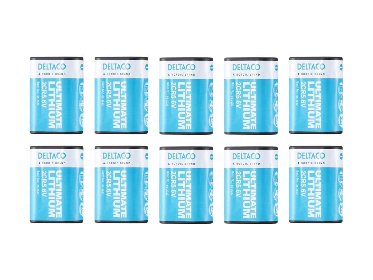 Deltaco Ultimate Lithium Battery 6V 2cr5 10-pack - Batterien Und Akkus