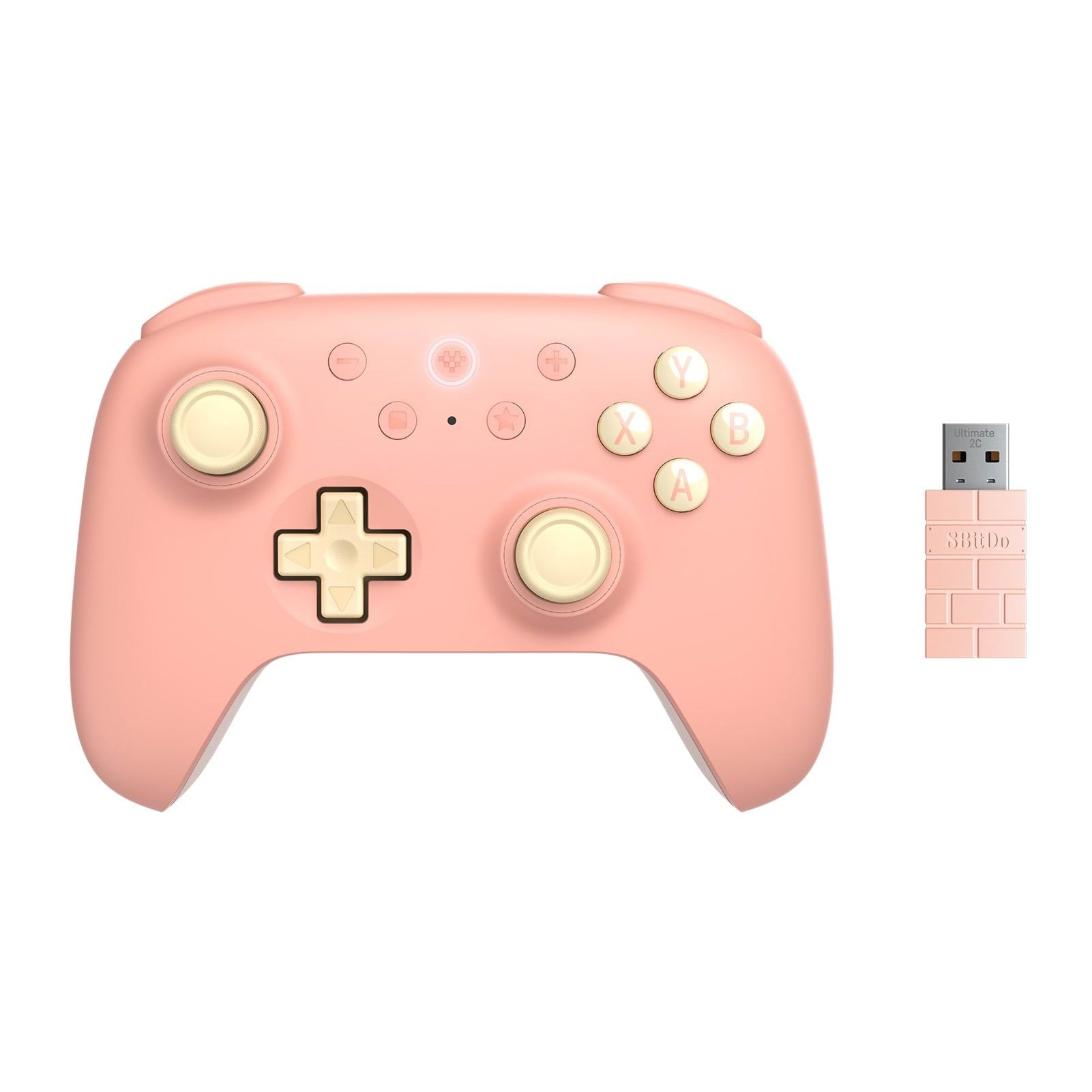 8bitdo Ultimate 2C 2.4G - Hall Effect - PC - Peach - Wireless Controller - Android - Gaming Zubehoer