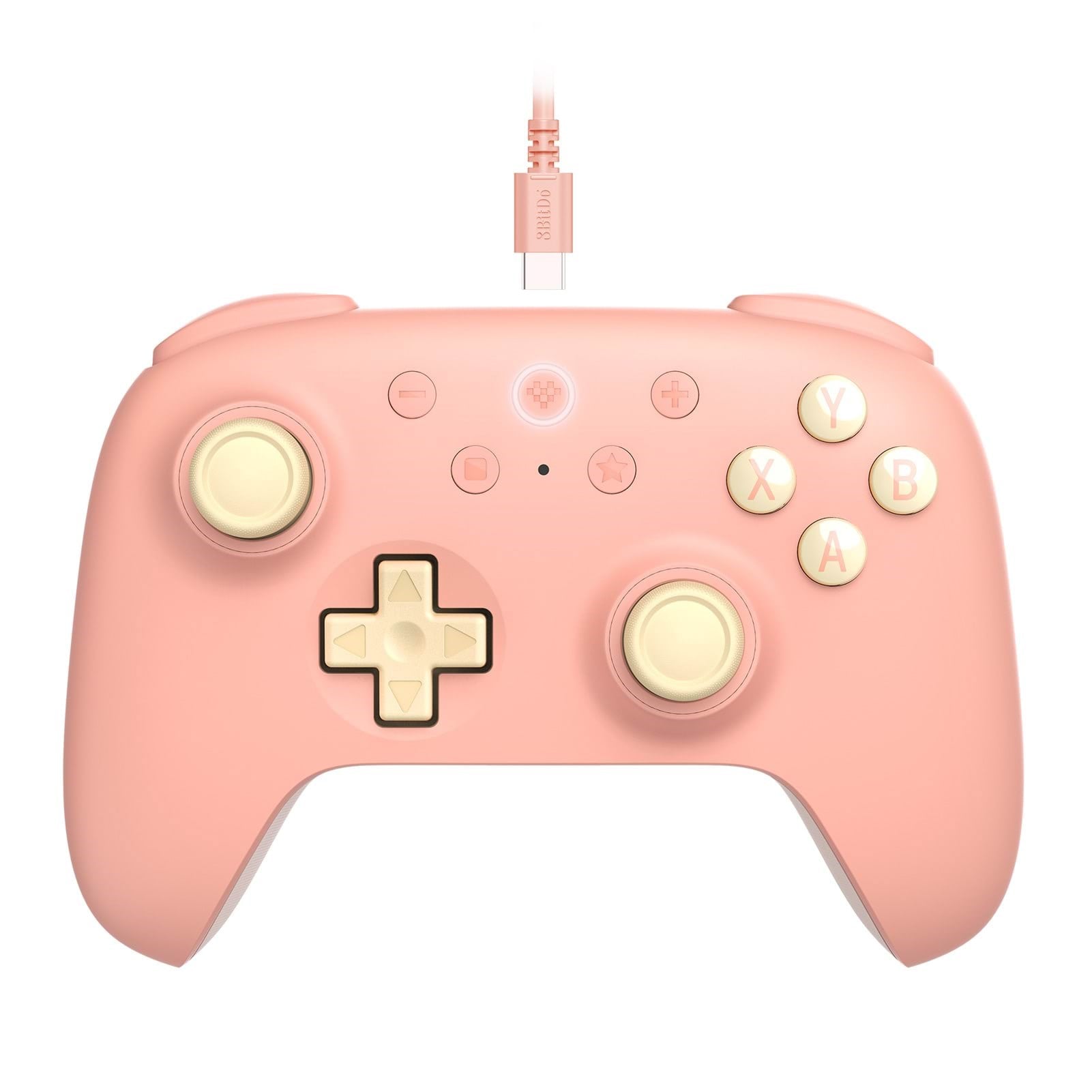 8bitdo Ultimate 2C Wired Pad - Peach - Wired Controller - Android - Gaming Zubehoer