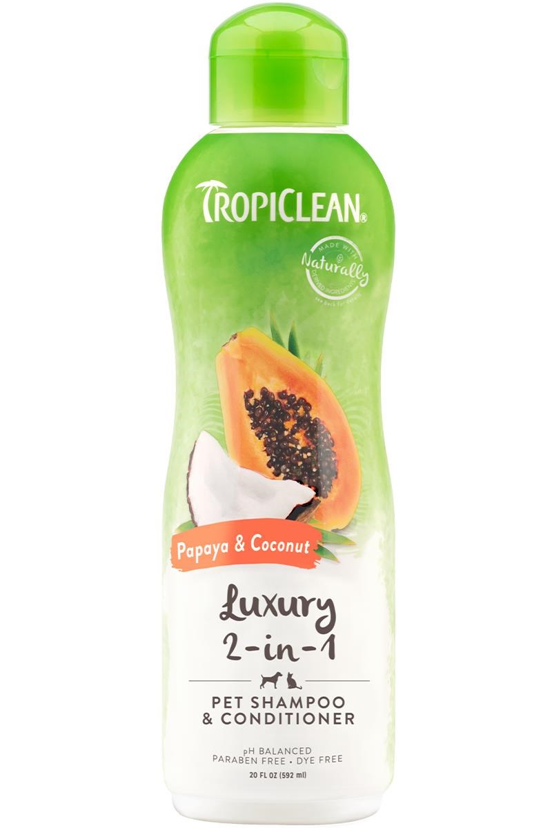 Tropiclean Papaya And Coconut Shampoo - Hunde