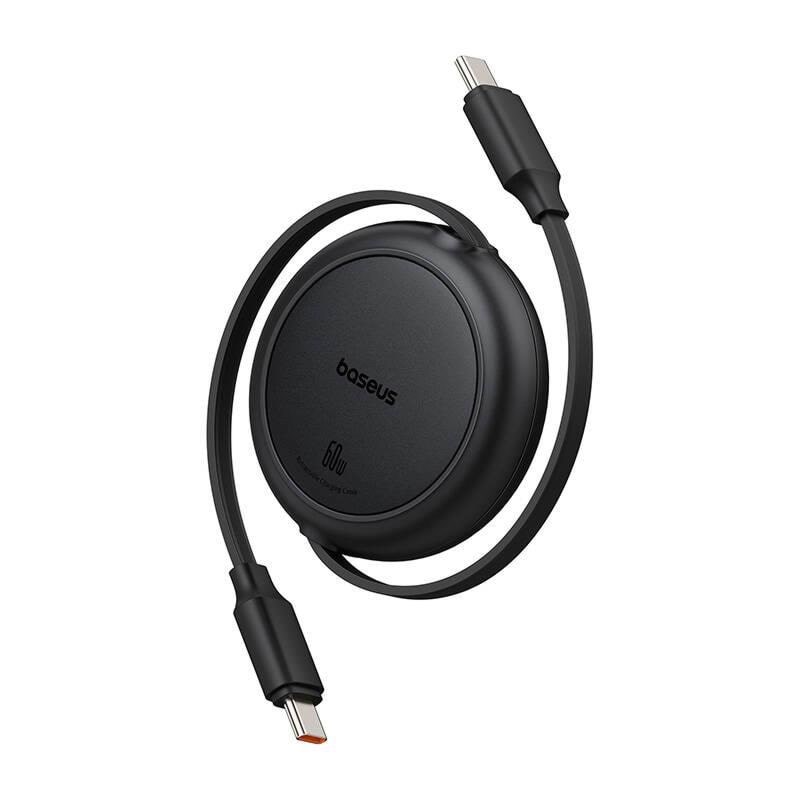 Baseus Free2pull Mini Usb-c to Usb-c Usb Cable 60w 1m - Usb Kabel Schwarz P10364500111-01