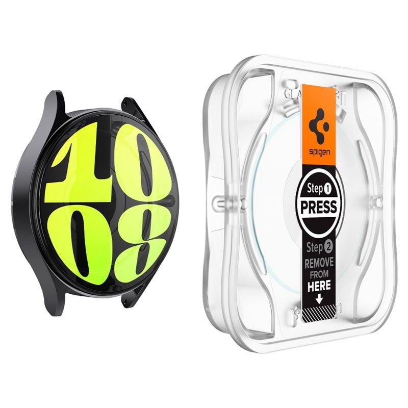 Spigen Glass tR EZ Fit 2 Pack - Transparency - Samsung Galaxy Watch7 (40mm) - Handys Schutzfolie