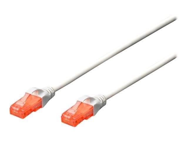 Digitus Cat 6 U-utp Patch Cord - 5m - Weiß - 5m - Netzwerk Kabel