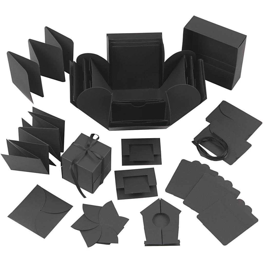 Creativ Company Explosion Box - Black (25378) - Kunst Handwerk Ausstattung