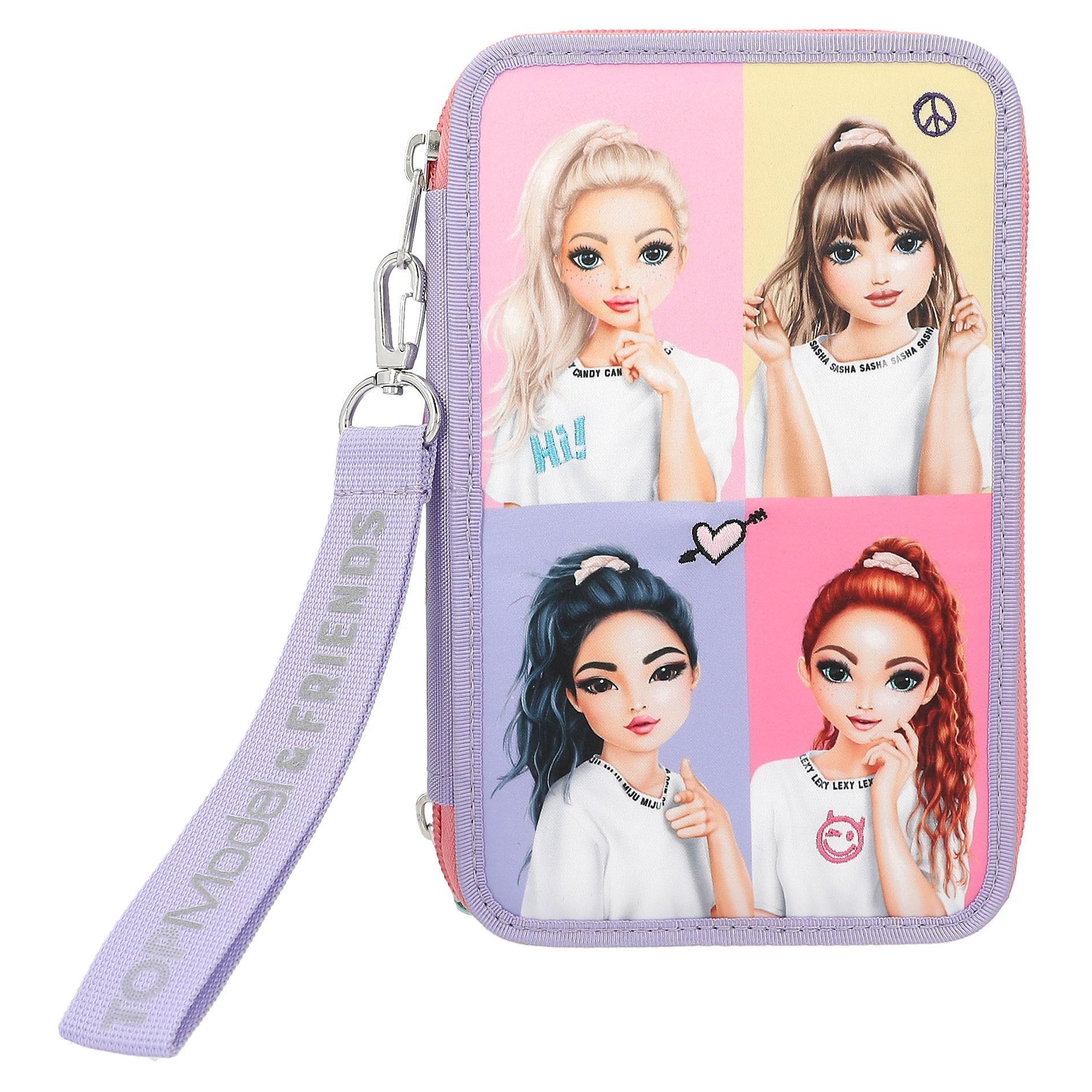 Depesche Topmodel Triple Pencil Case Snap Shots - Schul Zubehoer