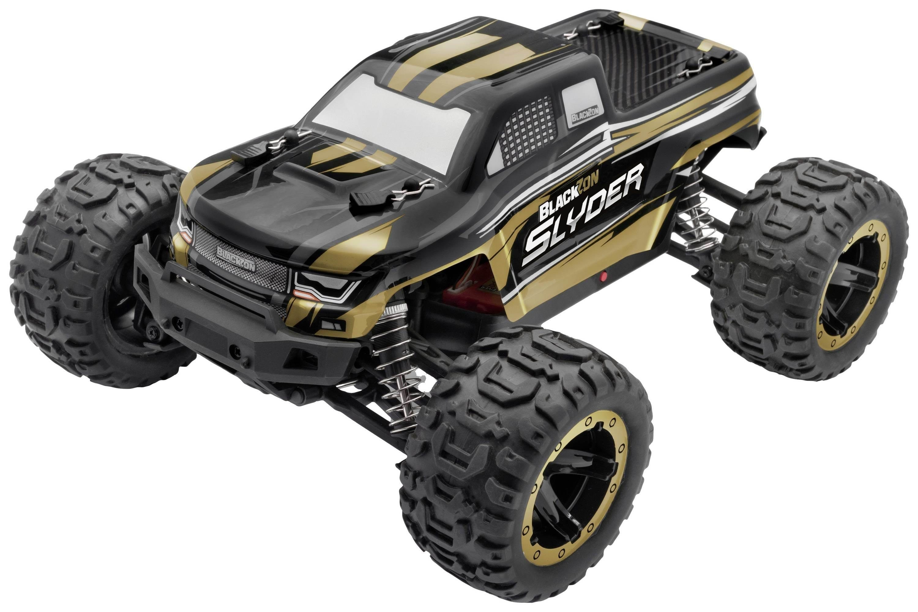 Blackzon - Slyder MT 1/16 4wd Electric Monster Truck - Gold - Ferngesteuert