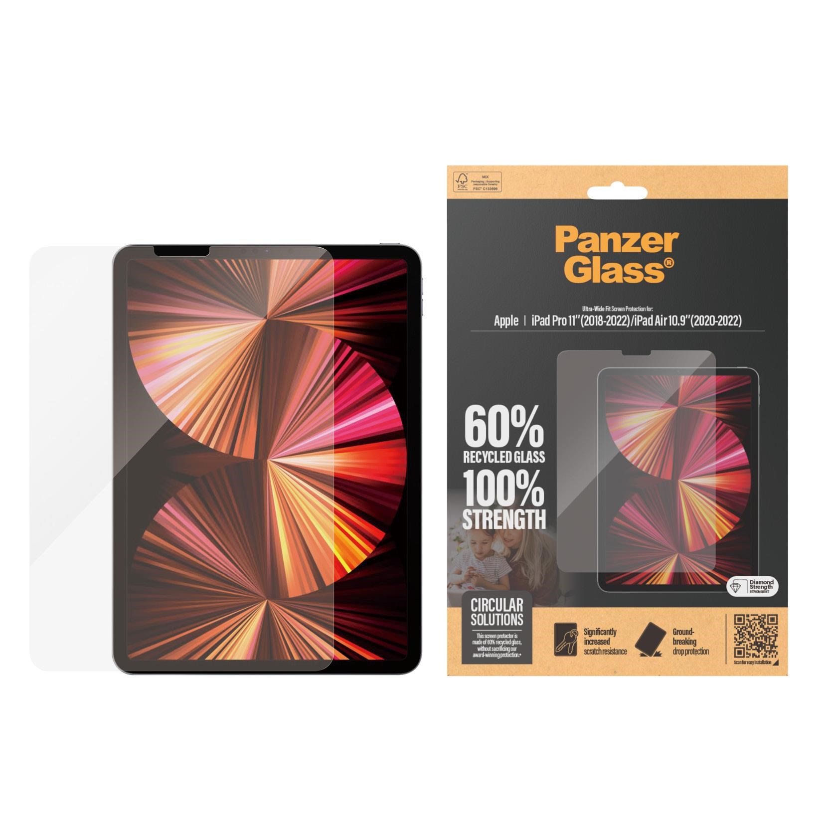 Panzerglass Screen Protector Ipad Pro 11'' (2018-2022) | Ipad Air 10.9'' (2020 2022) | Ultra-wide Fit - Tablets Anderes Zubehoer