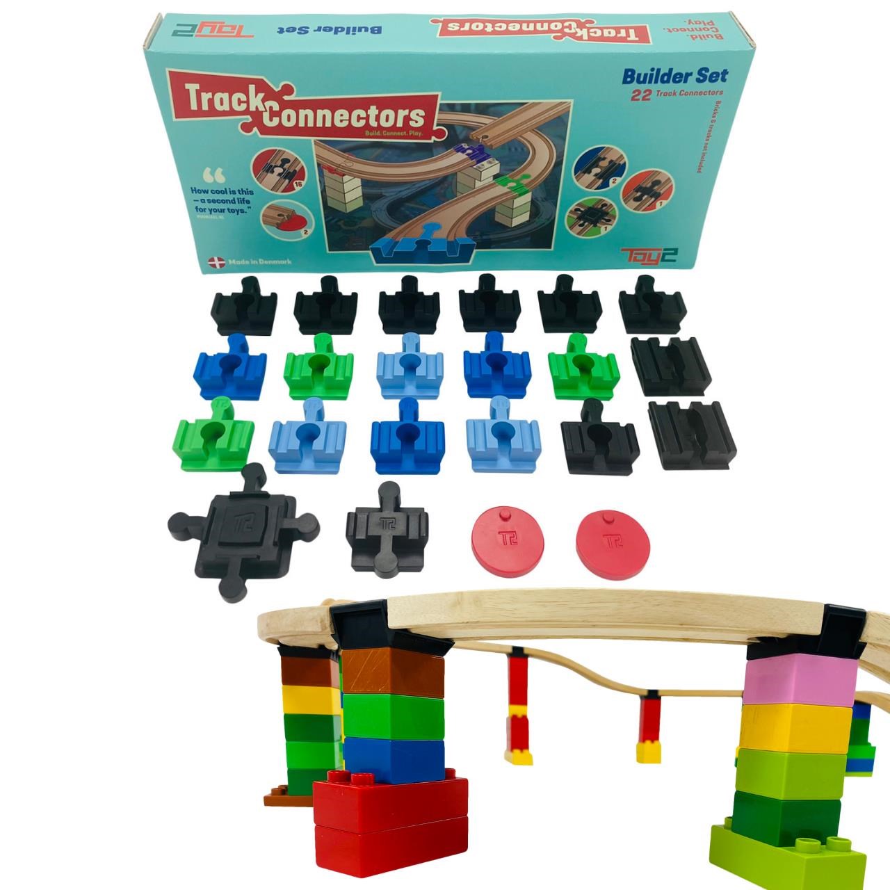 Toy2 Track Connector - Builder Set - Spielzeugauto
