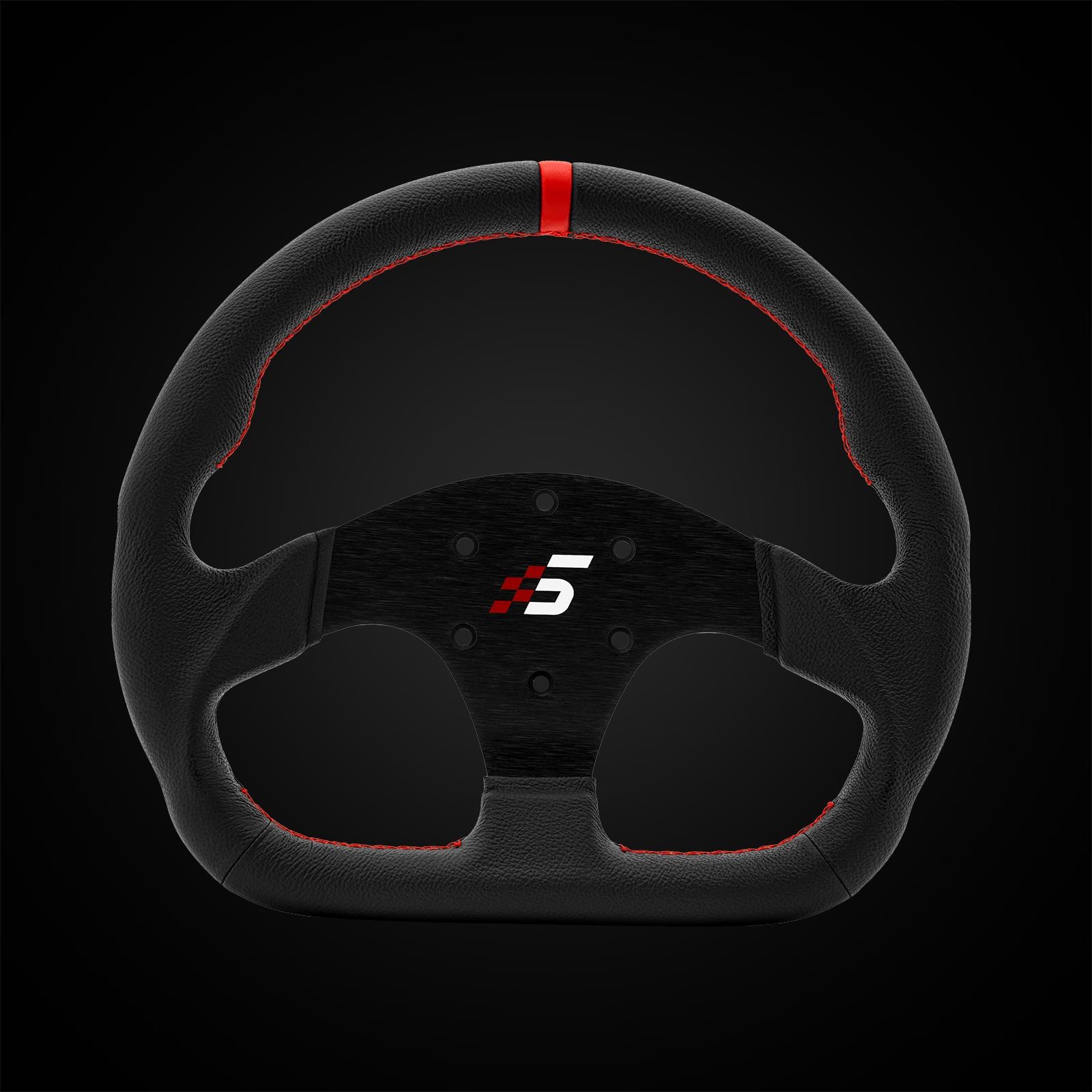 Simagic D-shaped Wheel Without Hub - Leather - 325m - Lenkrad - Gaming Zubehoer P-325d(Leather)