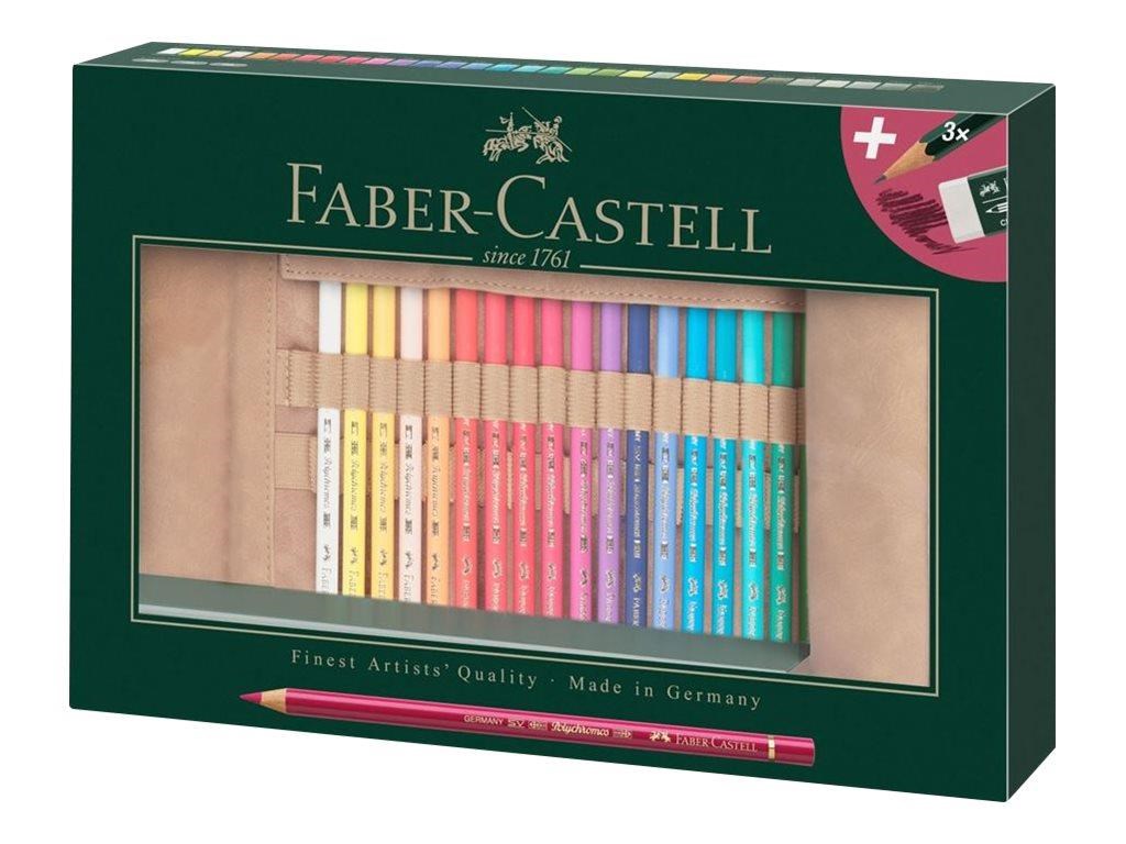 Faber-castell - Polychromos Colour Pencil 30 ct Pen. Roll (110030) - Utensilien Zum Schreiben Und Zeichnen