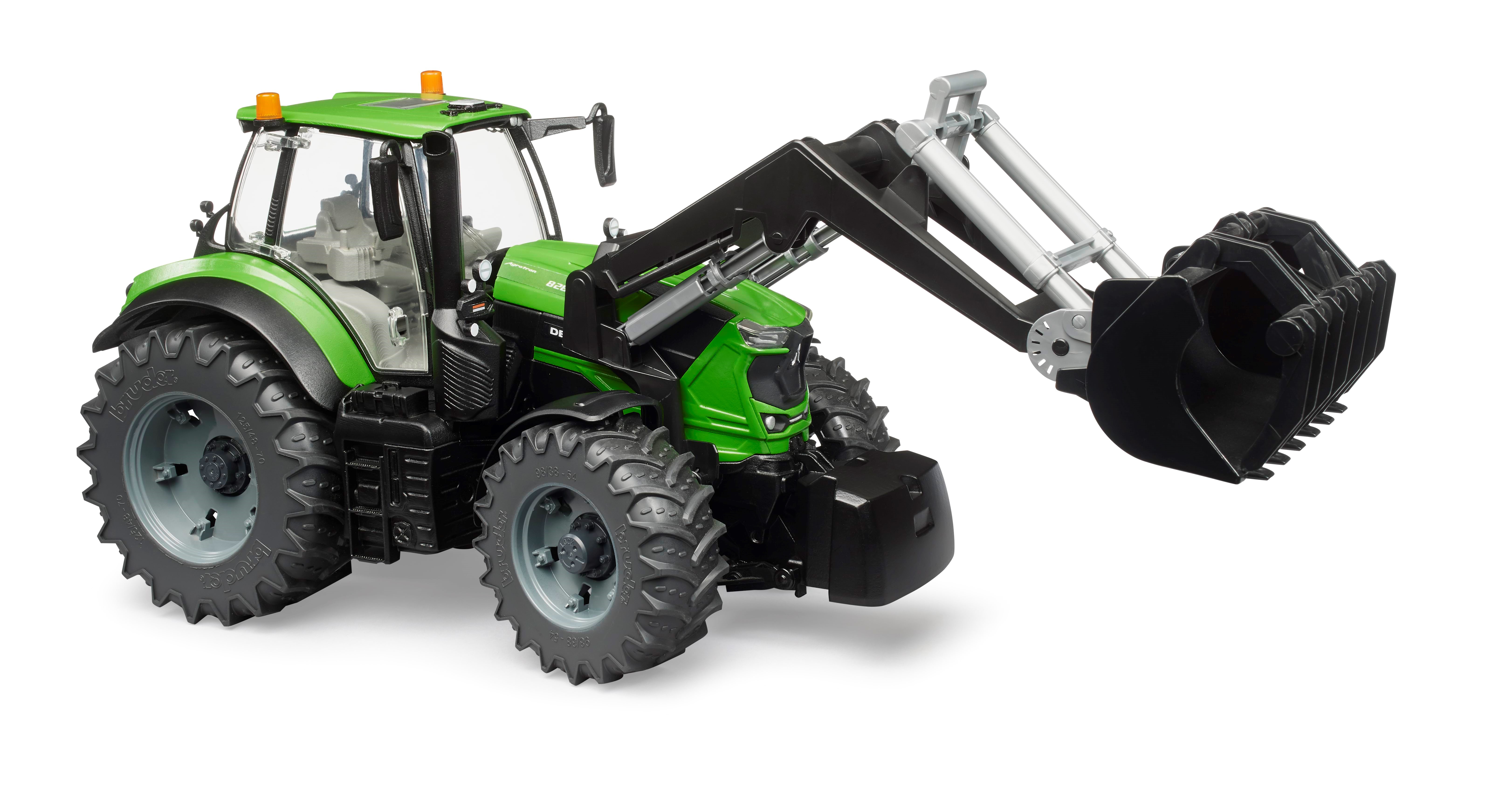 Bruder Deutz 828 Ttv Tractor With Frontloader Toy - Spielzeugauto Br3161