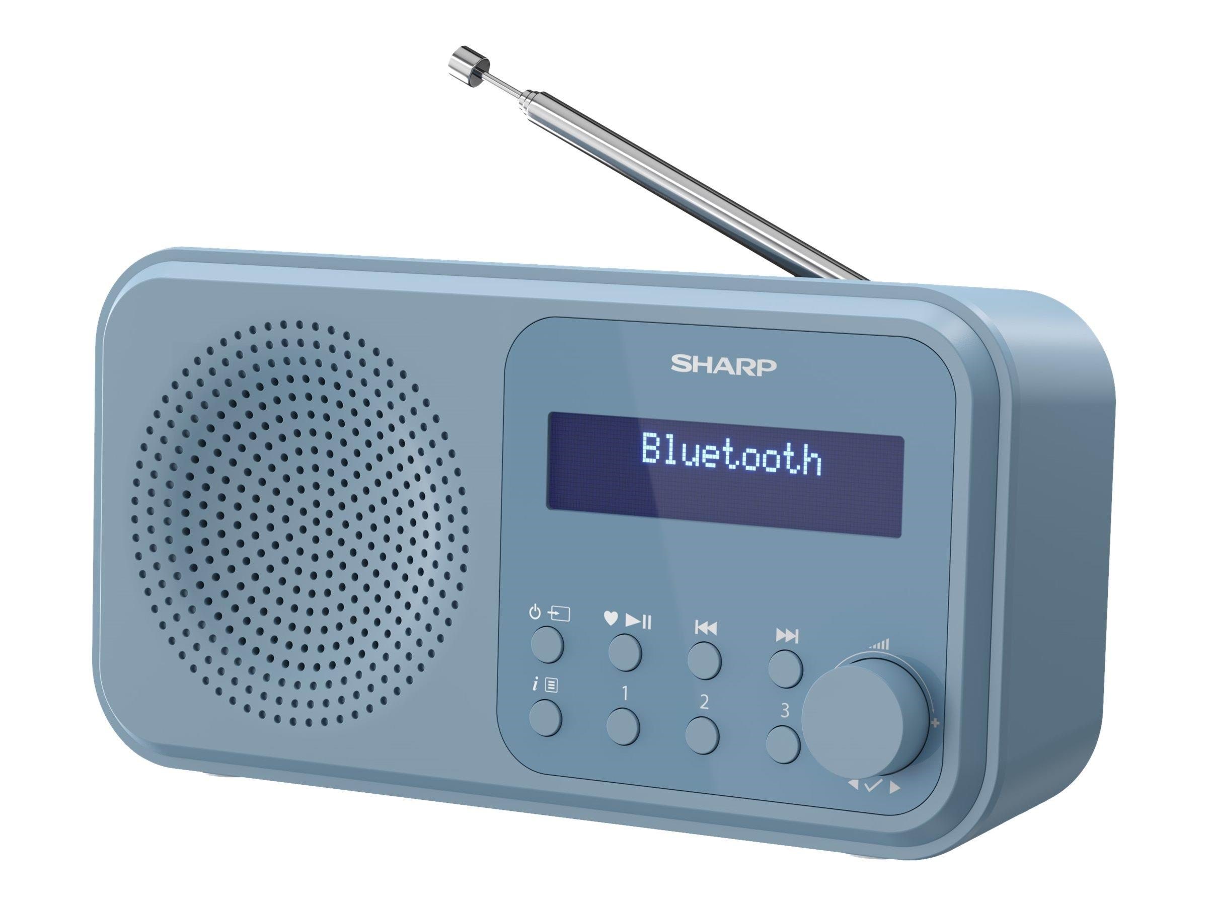 Sharp Tokyo Dr-p420 - Dab Portable Radio - Bluetooth - Dab/dab+/FM - Mono - Dab Netzwerk Und Radiowecker Dr-p420(BL)