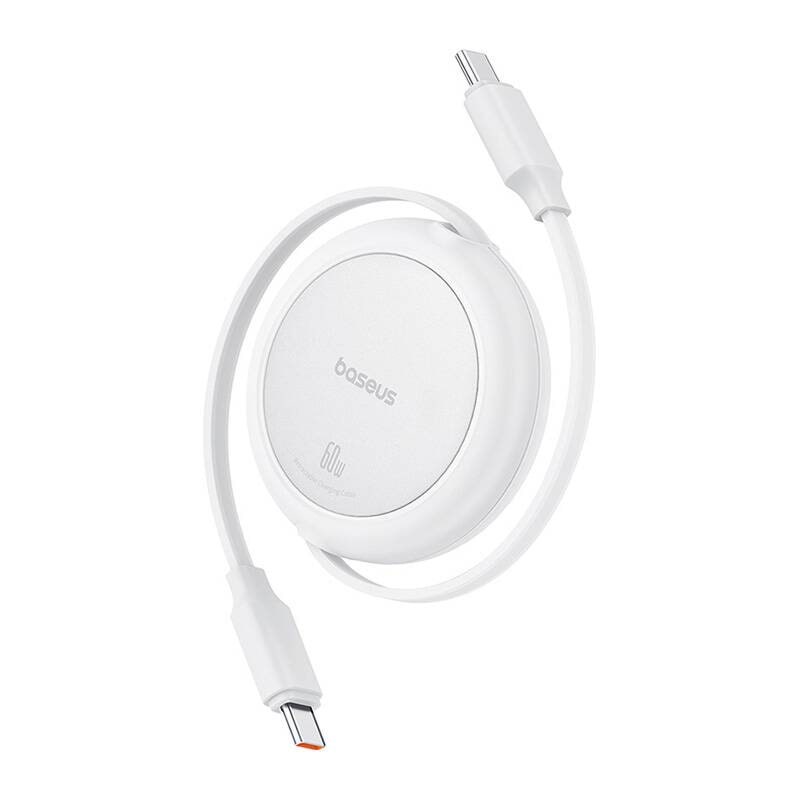Baseus Free2pull Mini Usb-c to Usb-c 60w 1 (White) - Usb Kabel