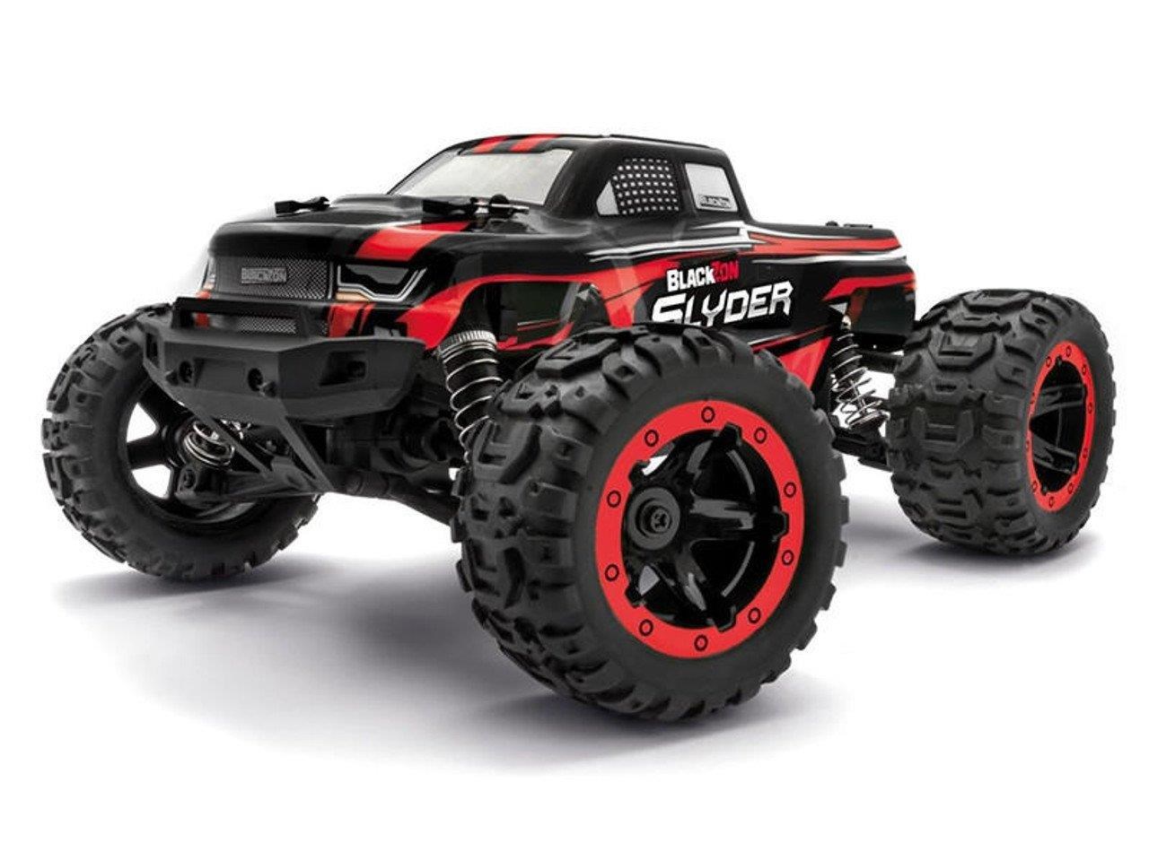 Blackzon Slyder MT 1/16 4wd Electric Monster Truck - Red - Ferngesteuert 540098