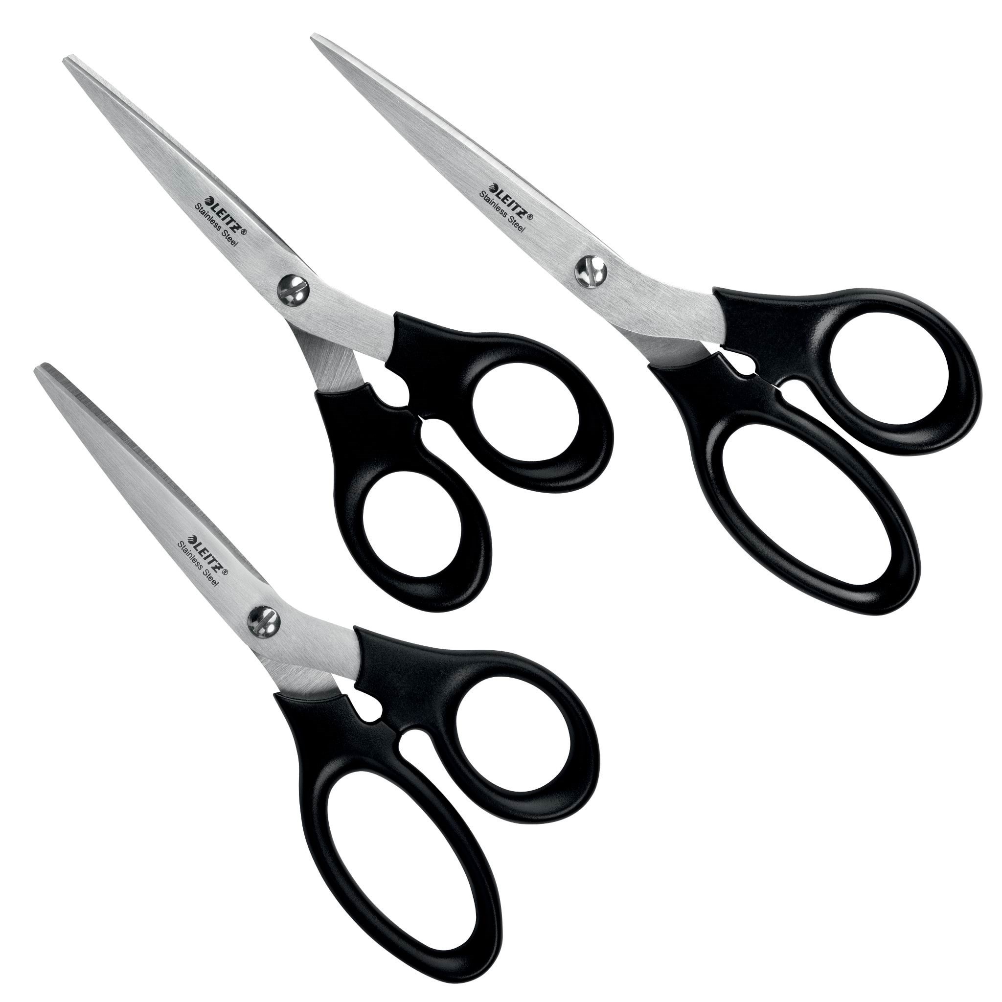 Leitz Edelstahl-scheren-set 165/185/200 mm - Schreibtischzubehoer 54260095