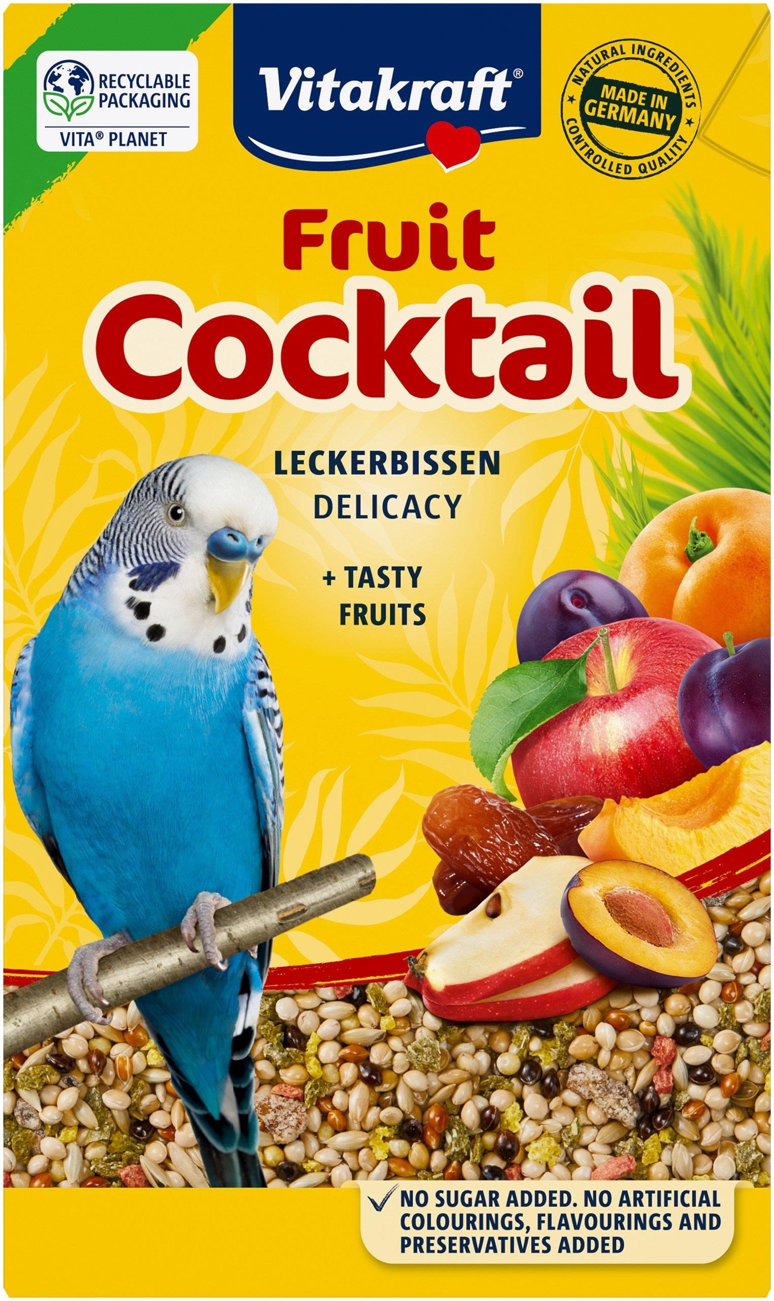 Vitakraft - Fruit Cocktail For Budgies 200g - Essen Snacks Vitamine