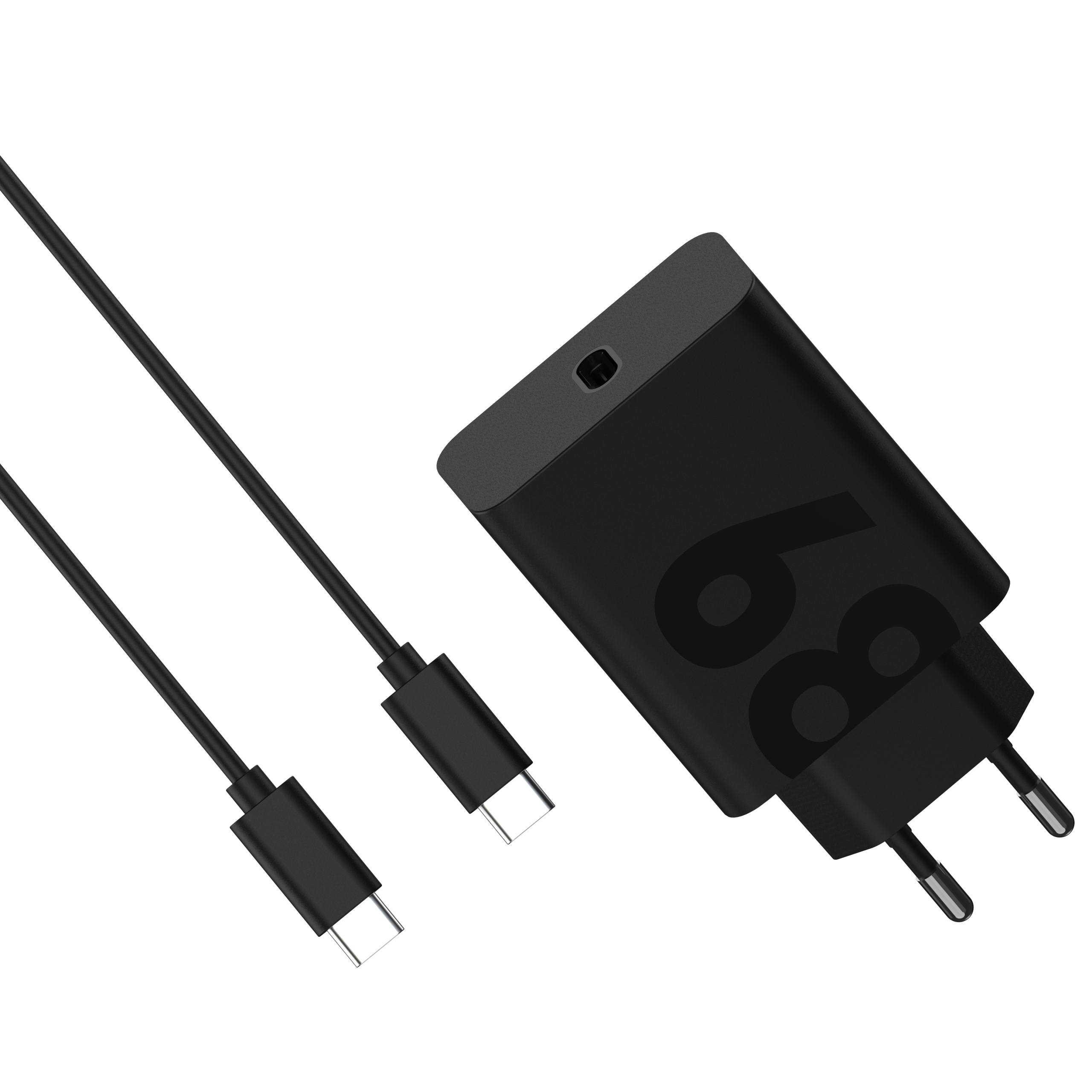 Motorola Turbopower 68w Power Adapter - Black (Incl. Usb-c Cable) - Handys Adapter Und Ladegeraete