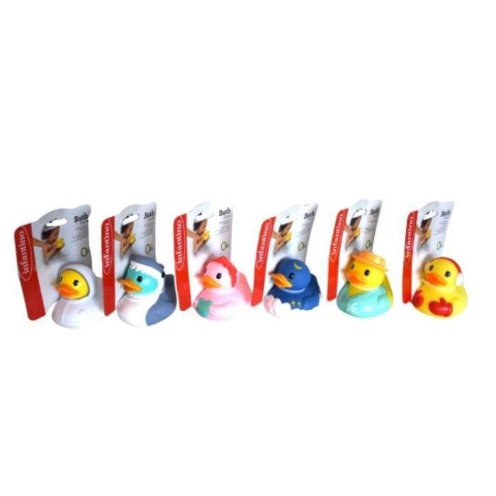 B-kids Infantino Bath Ducks 1 Pcs - Assorteret - Babypflege