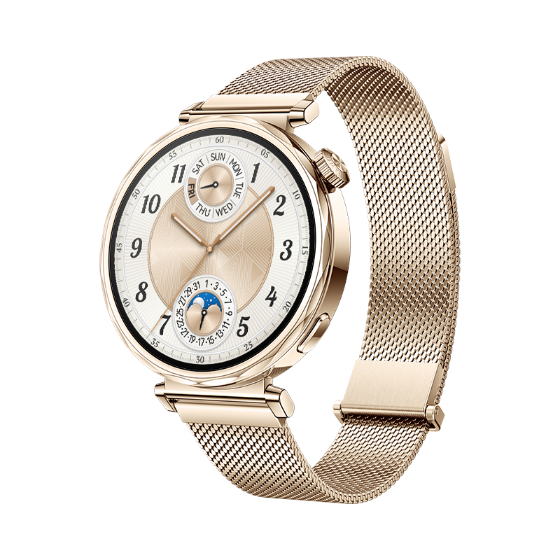 Huawei Watch GT 5 41mm - Gold - Smartwatches Pulsuhren Sportuhren Schrittzaehler 55020djq