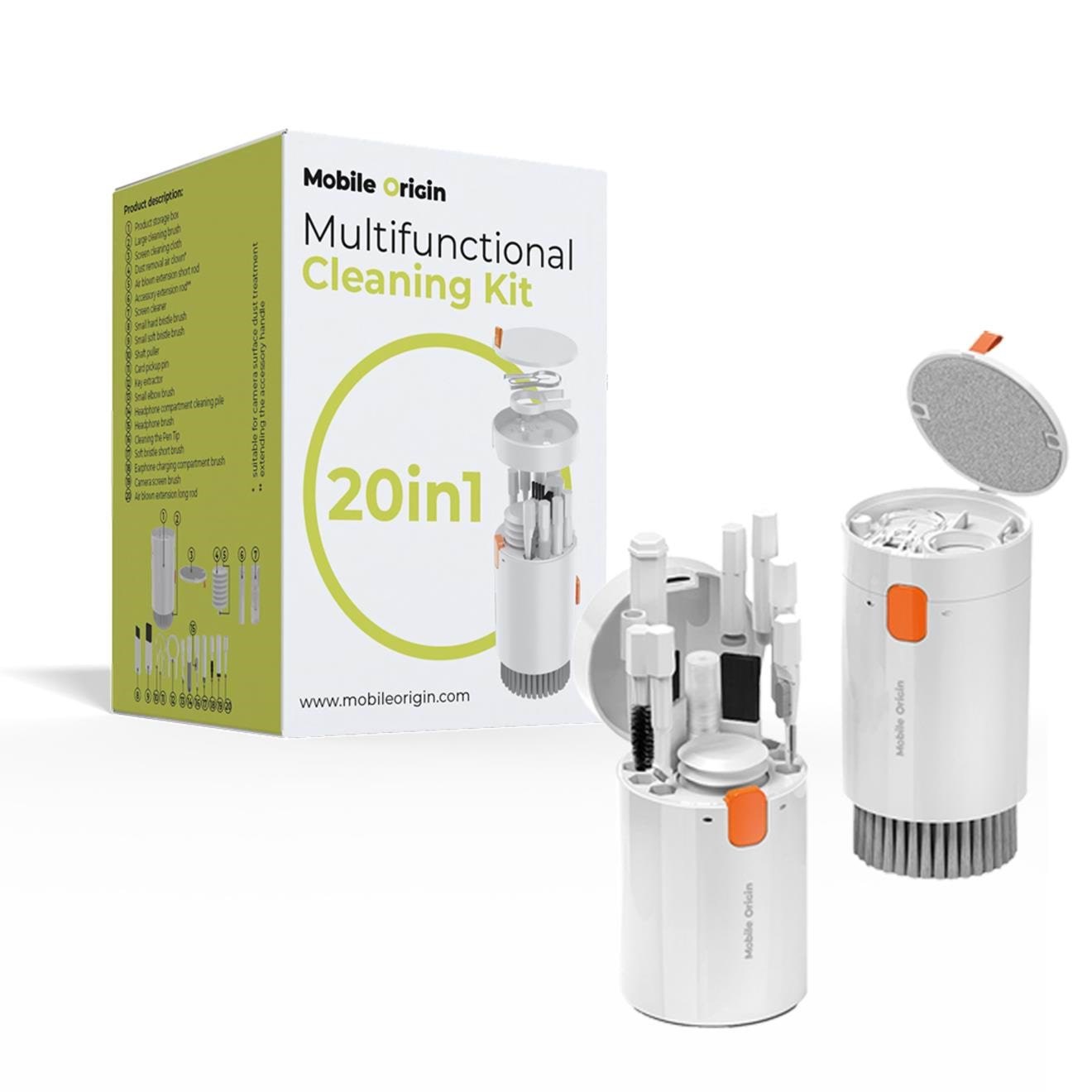Mobile Origin Multifunctional Cleaning Kit 20in1 - Handys Anderes Zubehoer