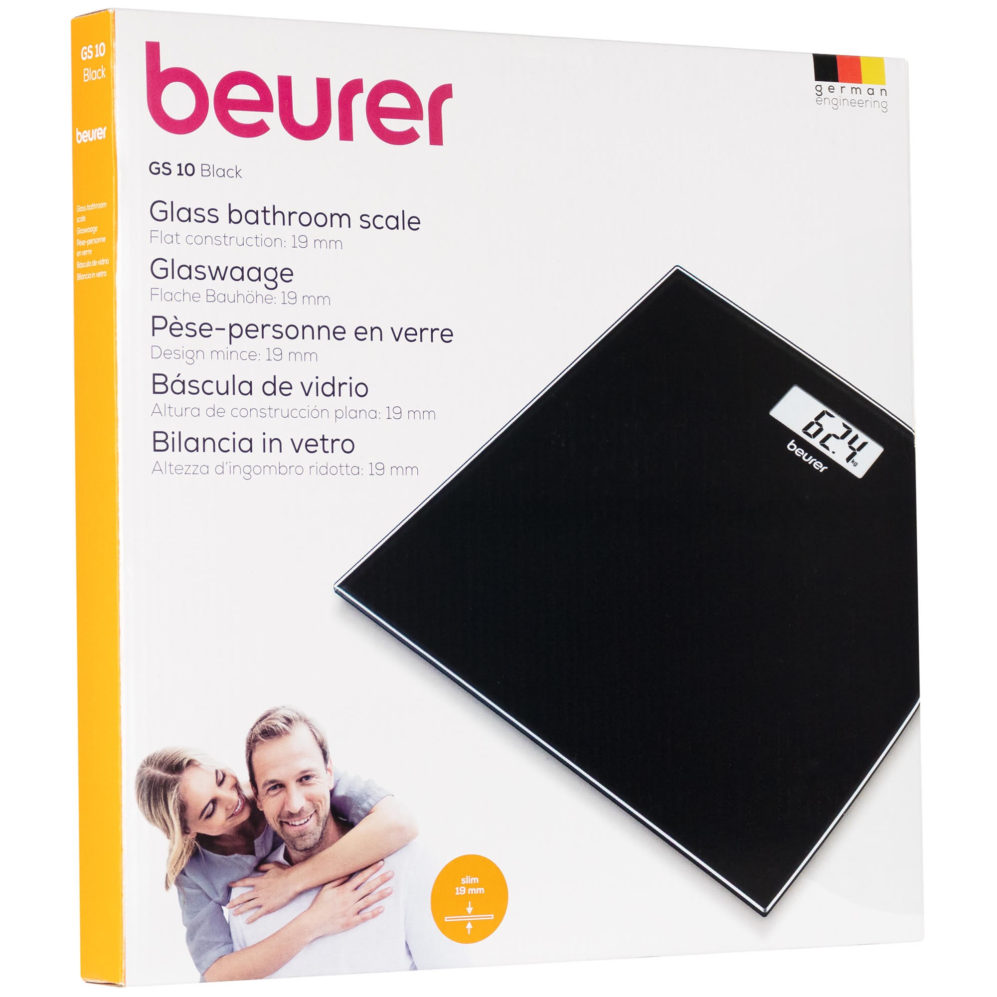 Beurer Badezimmerwaage GS 10 - Bathroom Scales - Black - Personenwaagen 75621