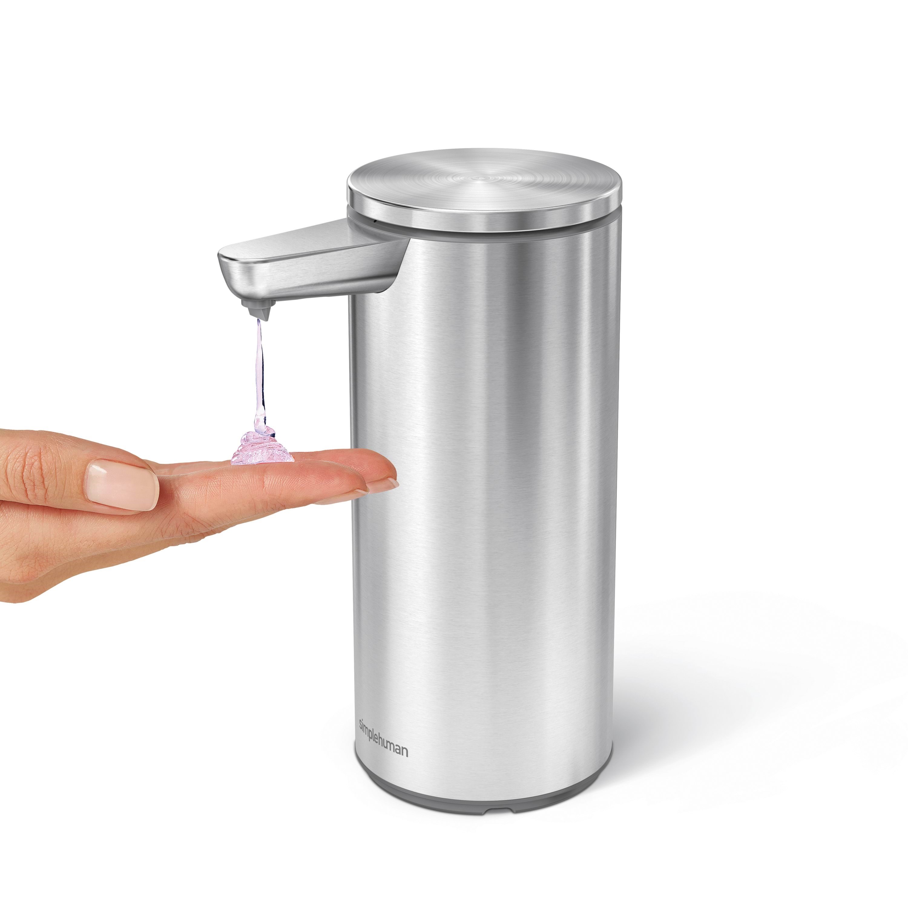 Simplehuman 266 ml Wiederaufladbare Sensorpumpe, Gebürstet - Soap Dispensers