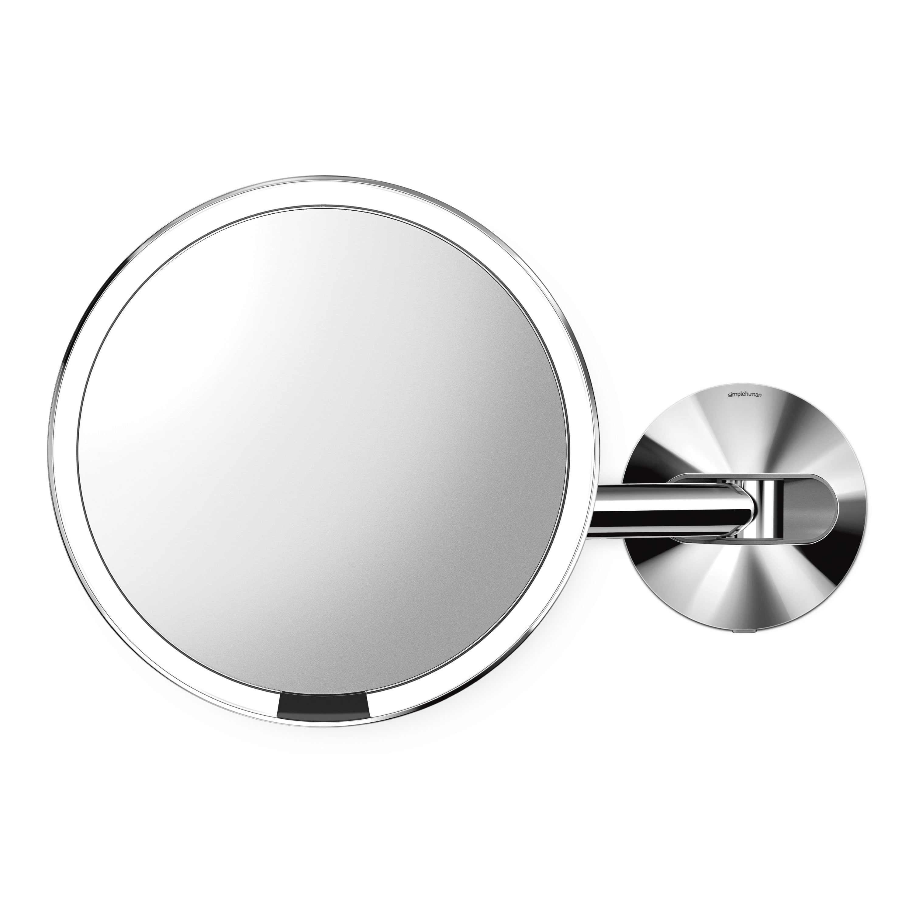 Simplehuman Festverdrahteter Wandmontage-sensor-spiegel, Poliert - Kosmetik Spiegel St3016