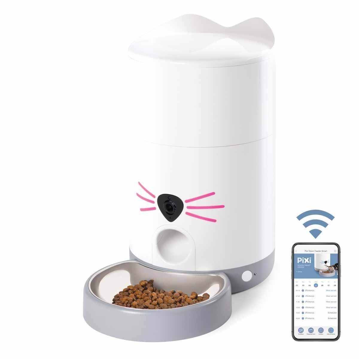 Catit Pixi Vision Smart Dry Food Feeder With Camera Wifi - Katzen