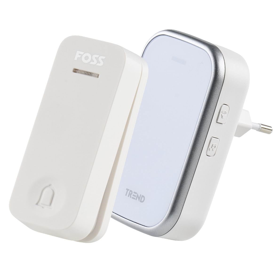 Foss Europe Trend Doorbell Bluu1 Novus Plug in White - Elektrogeraete 102062