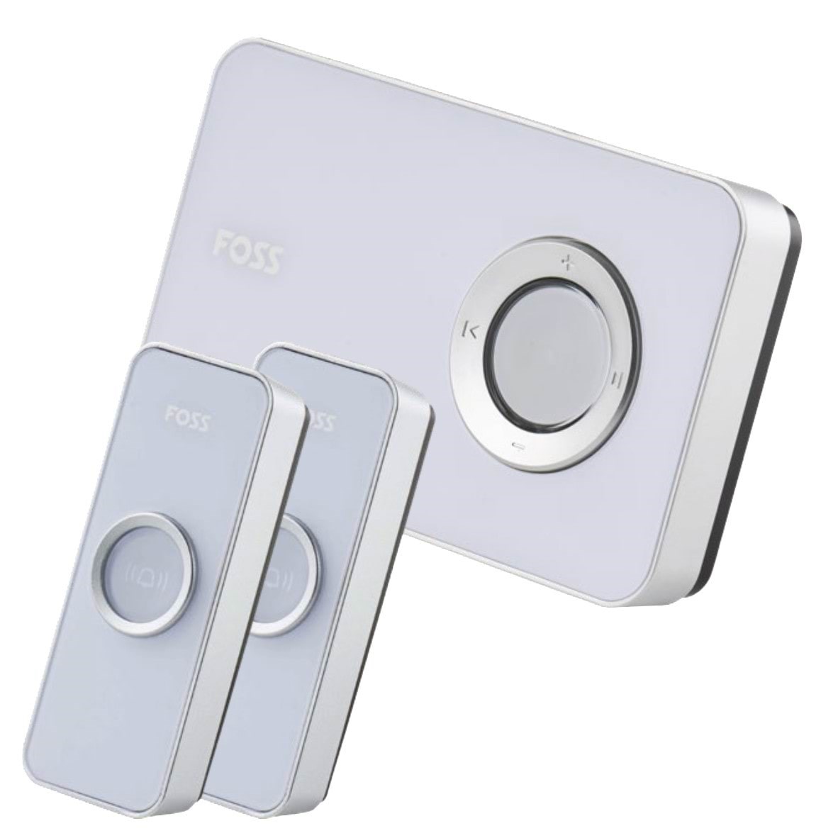 Foss Europe Trend Doorbell Design - Optional Ringing Sound White - Elektrogeraete 102002-2