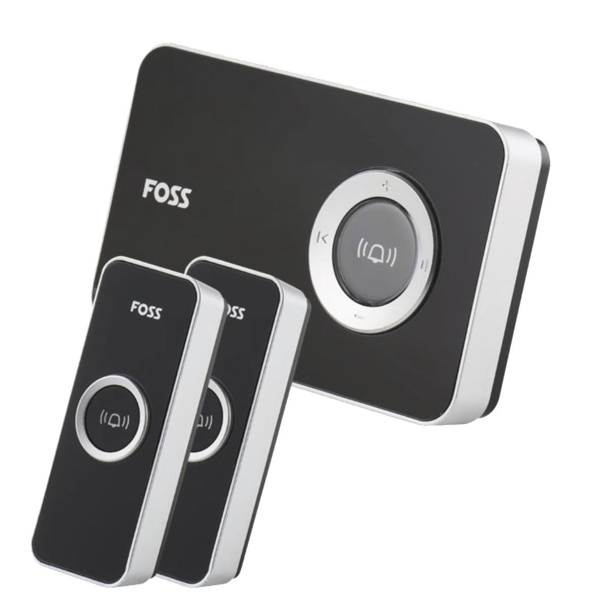 Foss Europe Trend Doorbell Design - Optional Ringing Sound Black - Elektrogeraete