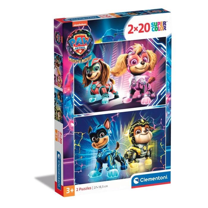Clementoni Jigsaw Puzzle Super Color Paw Patrol 2x20 Pcs. 2D Puzzles