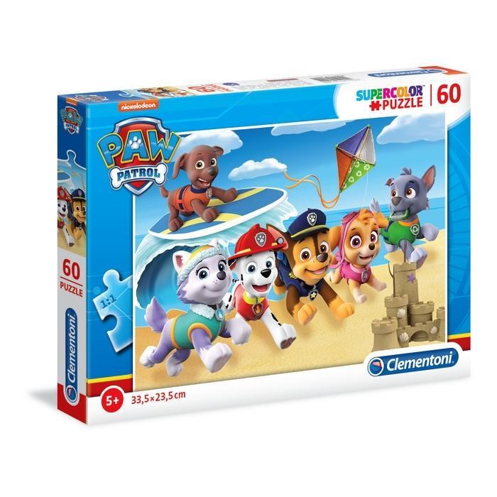 Clementoni Jigsaw Puzzle Super Color Paw Patrol 60 Pcs. 2D Puzzles
