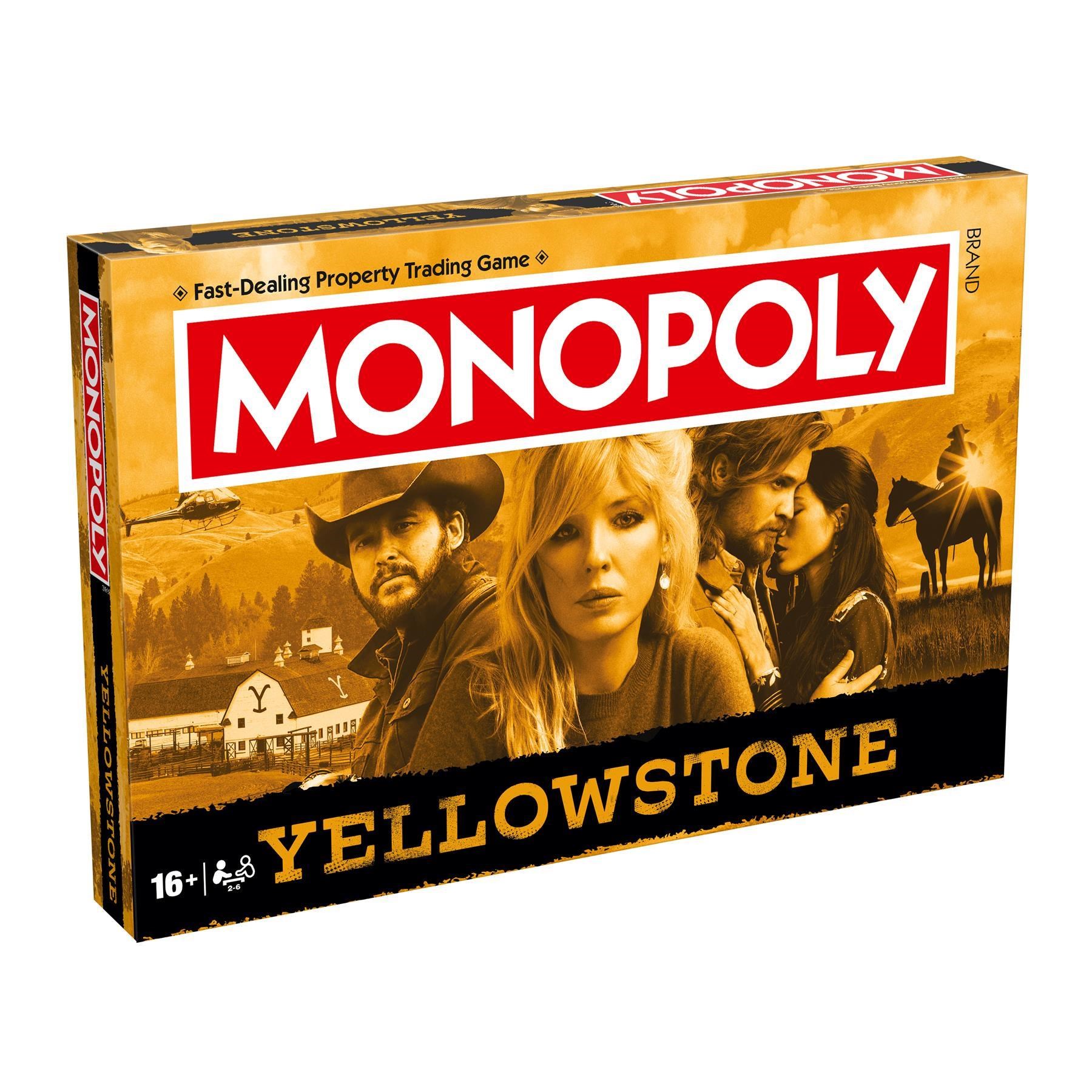 Winning Moves Yellowstone Monopoly Board Game - Brettspiele 5036905053549