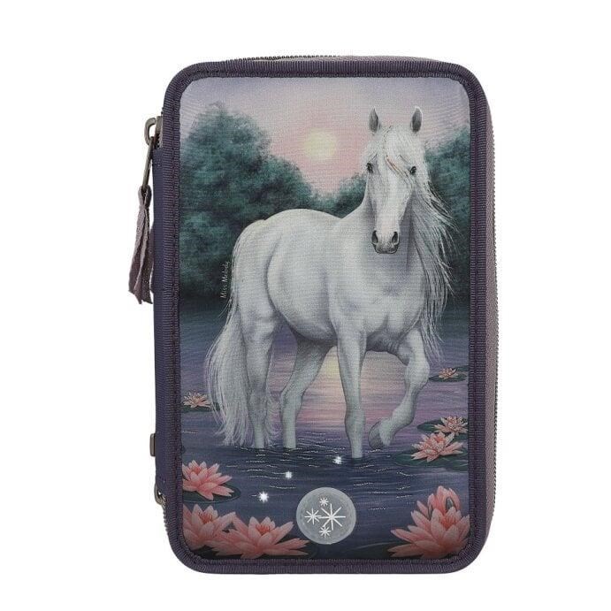 Depesche Miss Melody Triple Pencil Case Searoses Led - Schul Zubehoer