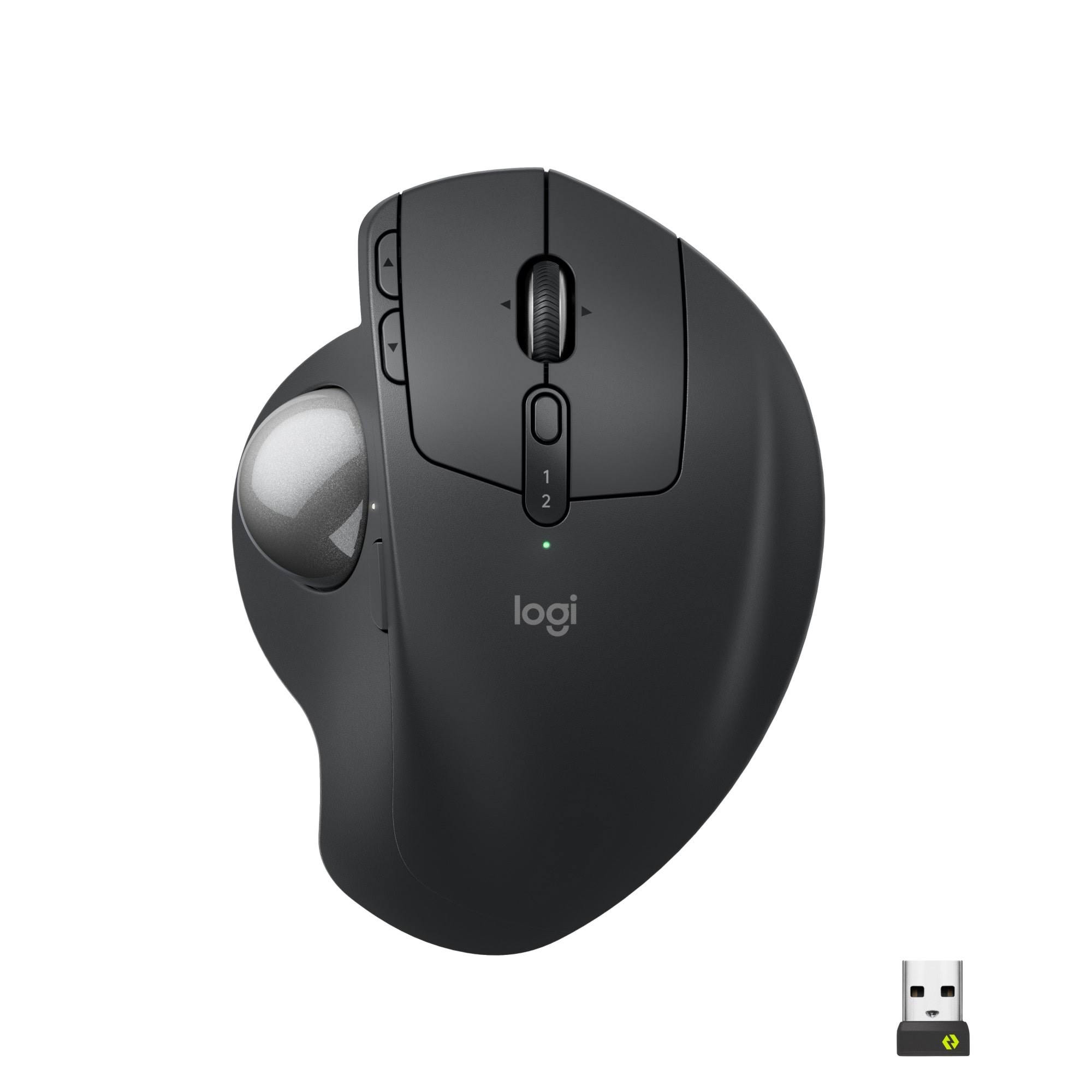 Logitech MX Ergo S - Ergonomische Maus (Schwarz) 910-007260