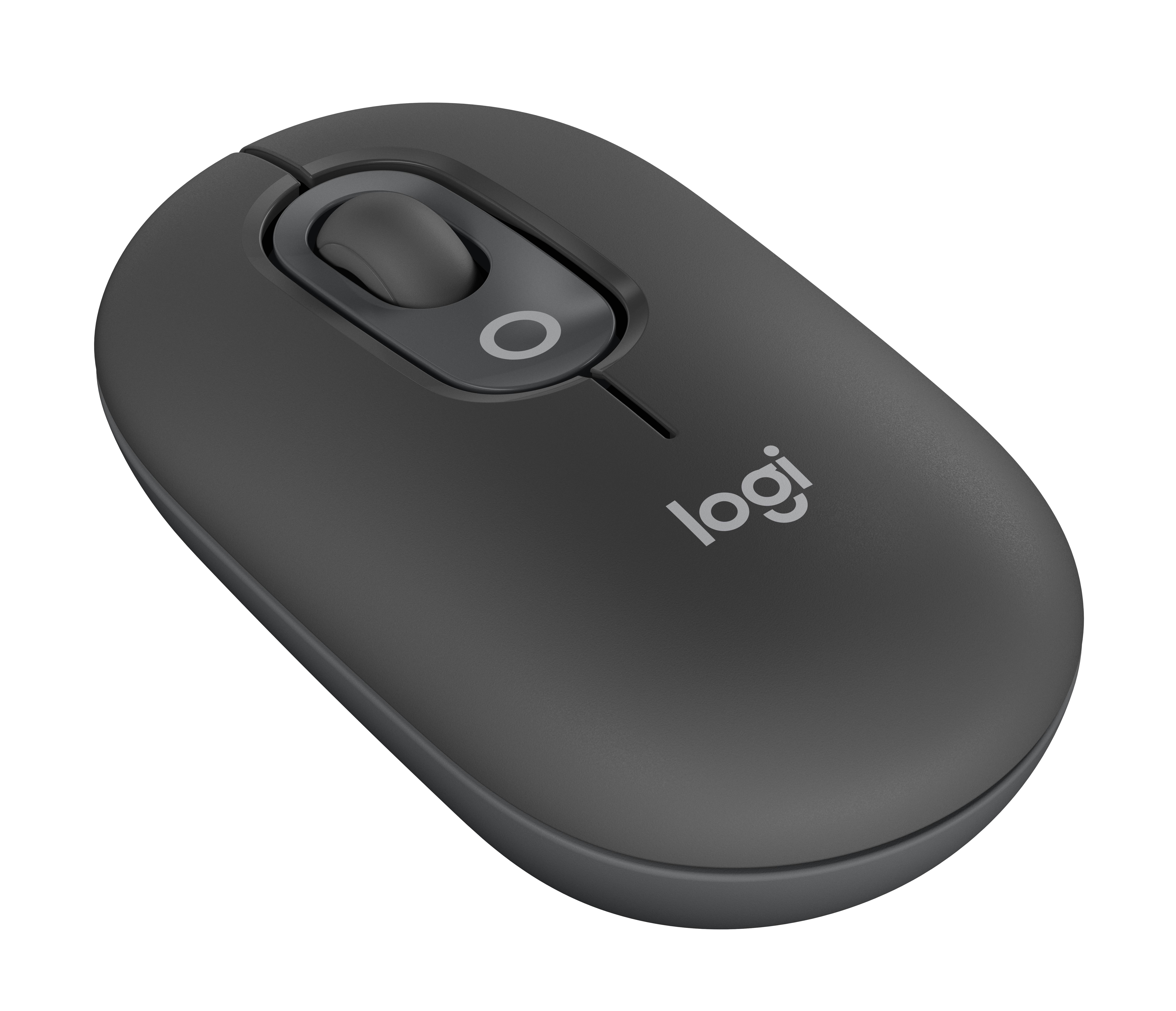 Logitech Pop Mouse With Emoji - Graphite - Maus (Schwarz) 910-007412