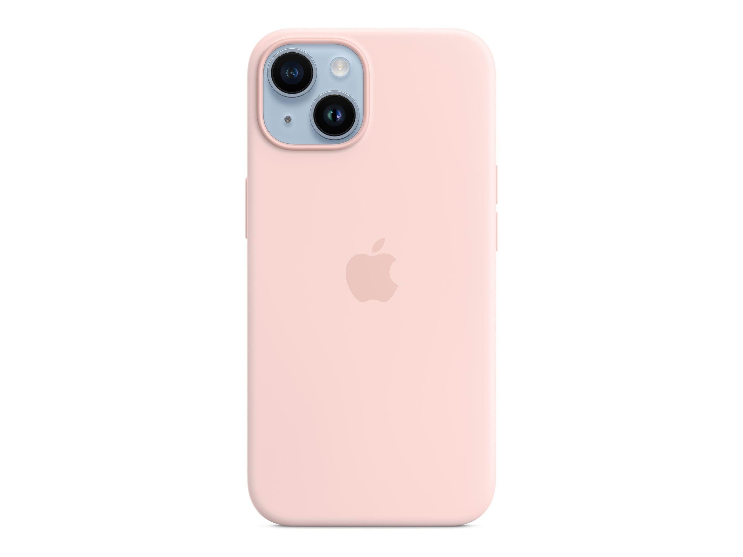 Apple Iphone 14 Silicone Case With Magsafe - Chalk Pink - Handys Cover Cases