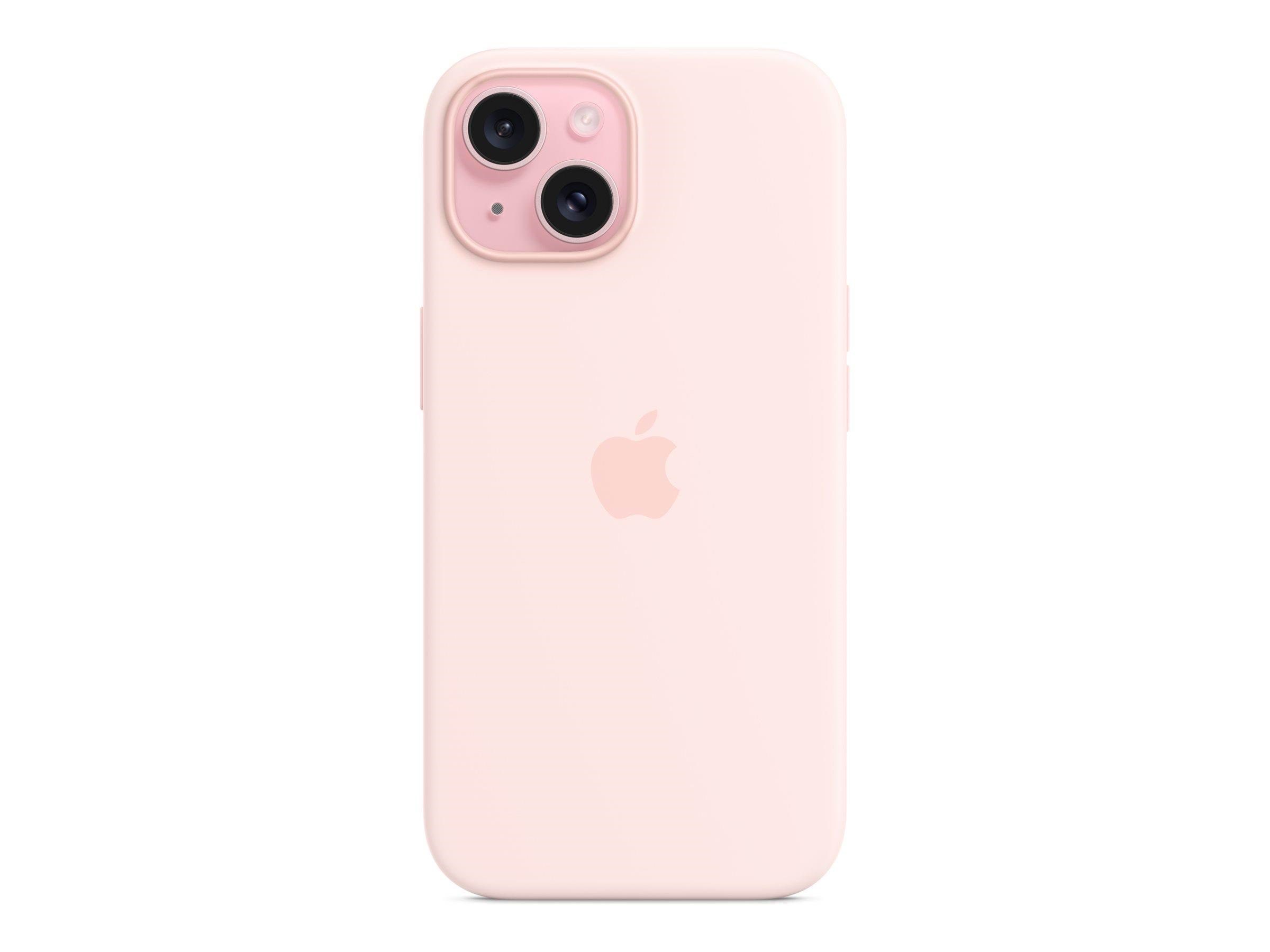 Apple Iphone 15 Silicone Case With Magsafe - Light Pink - Handys Cover Cases