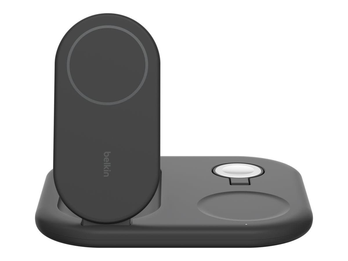 Belkin Boostcharge 3-in-1 - Black - Handys Adapter Und Ladegeraete Wiz029vfbk